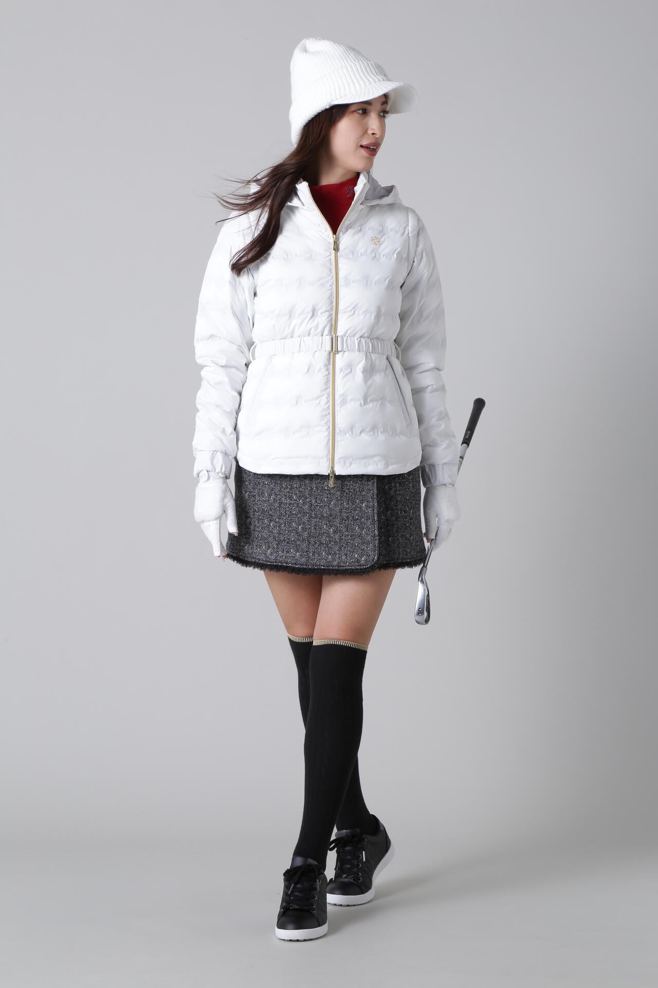 ケルトジャガード中綿ブルゾン (WOMENS)