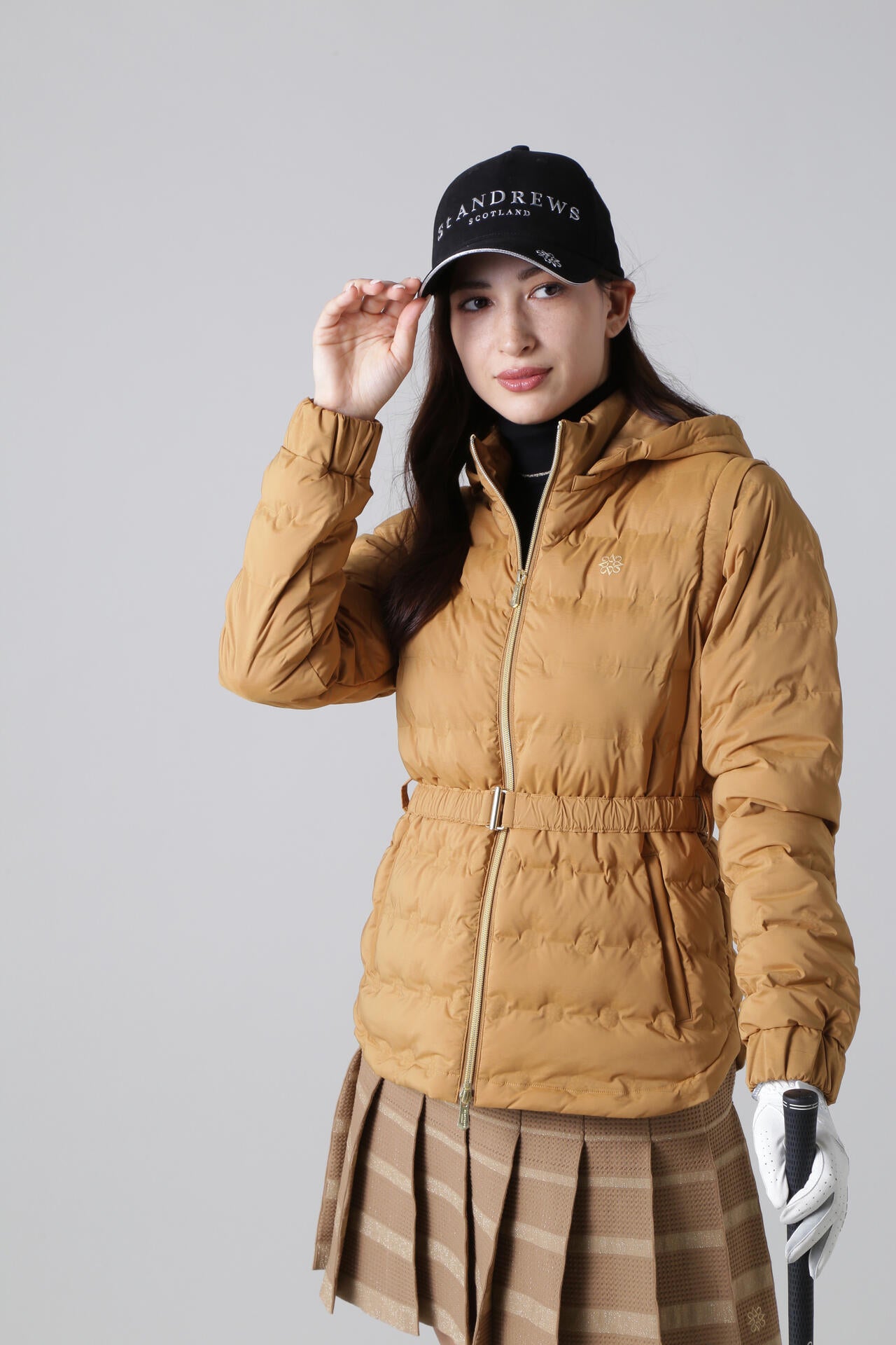 ケルトジャガード中綿ブルゾン (WOMENS) | St ANDREWS（セント