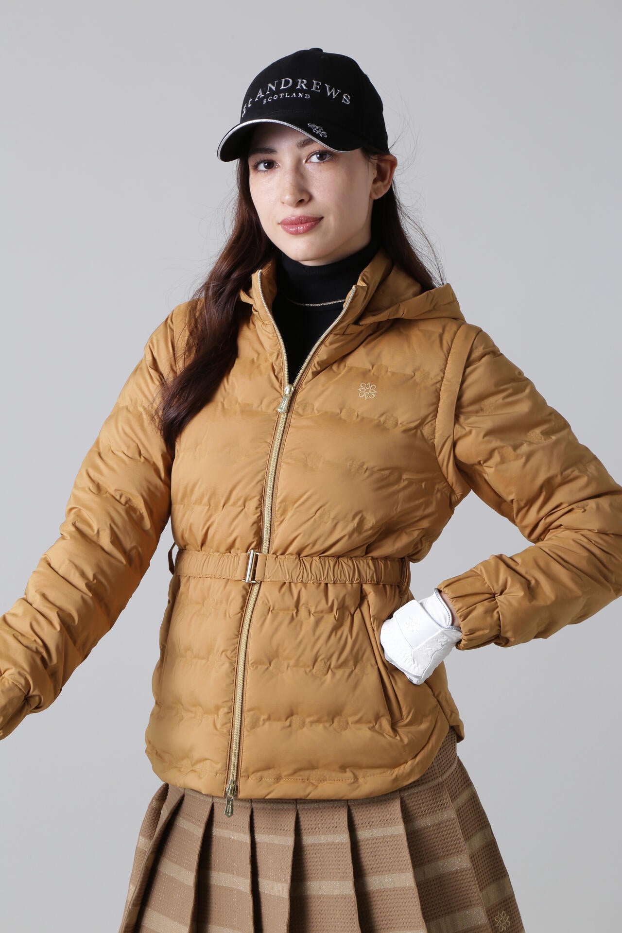 ケルトジャガード中綿ブルゾン (WOMENS) | St ANDREWS（セント