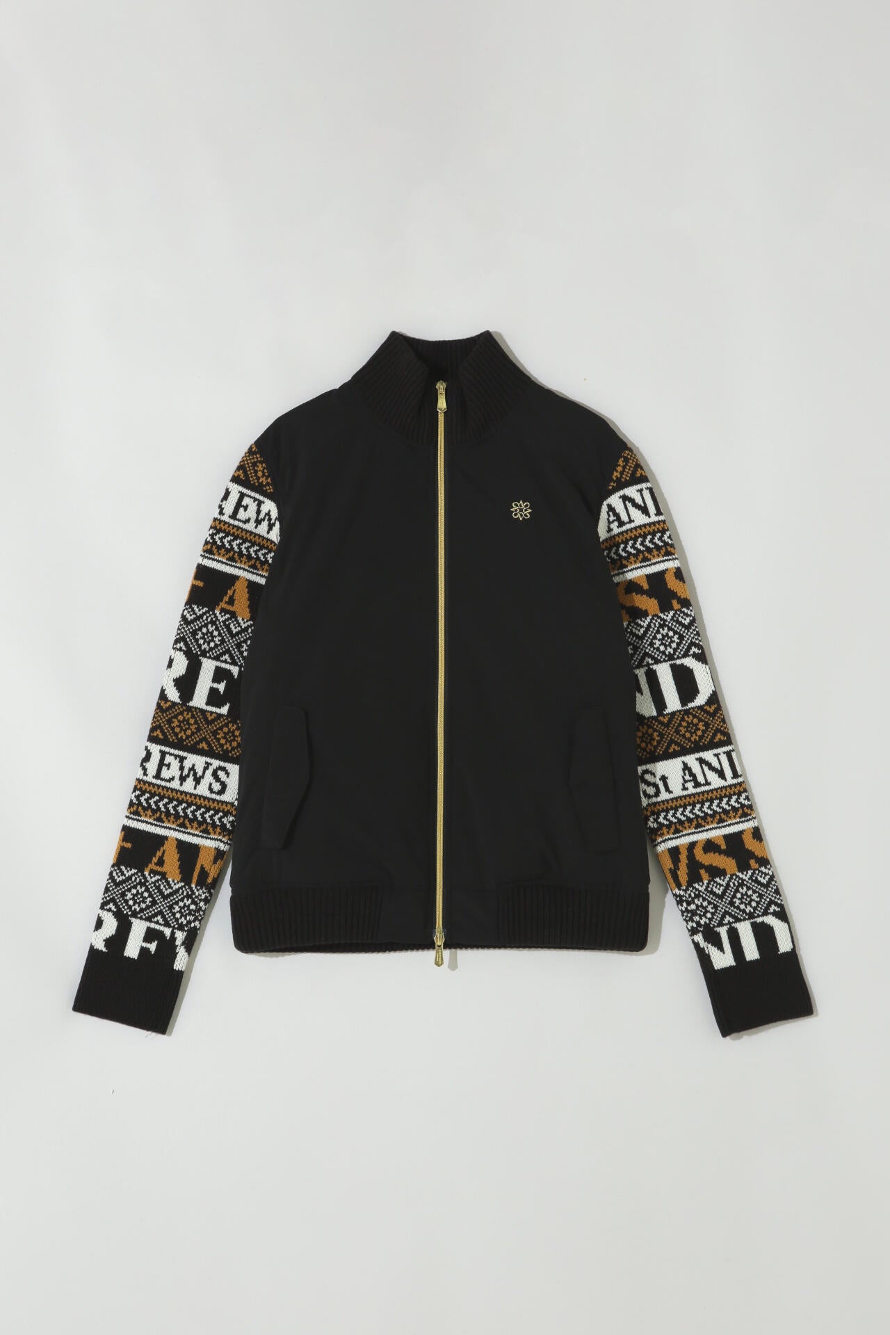 中綿袖ニットブルゾン (WOMENS)