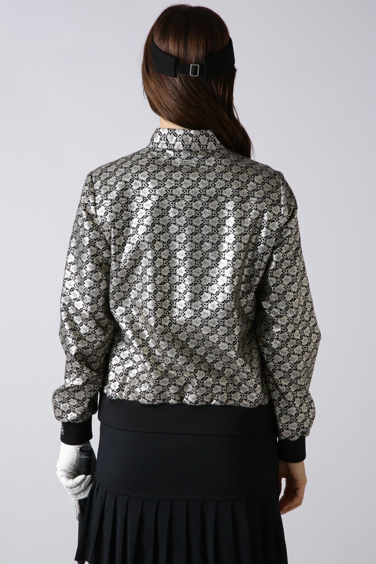 STボニースコットランド箔プリントブルゾン (WOMENS)