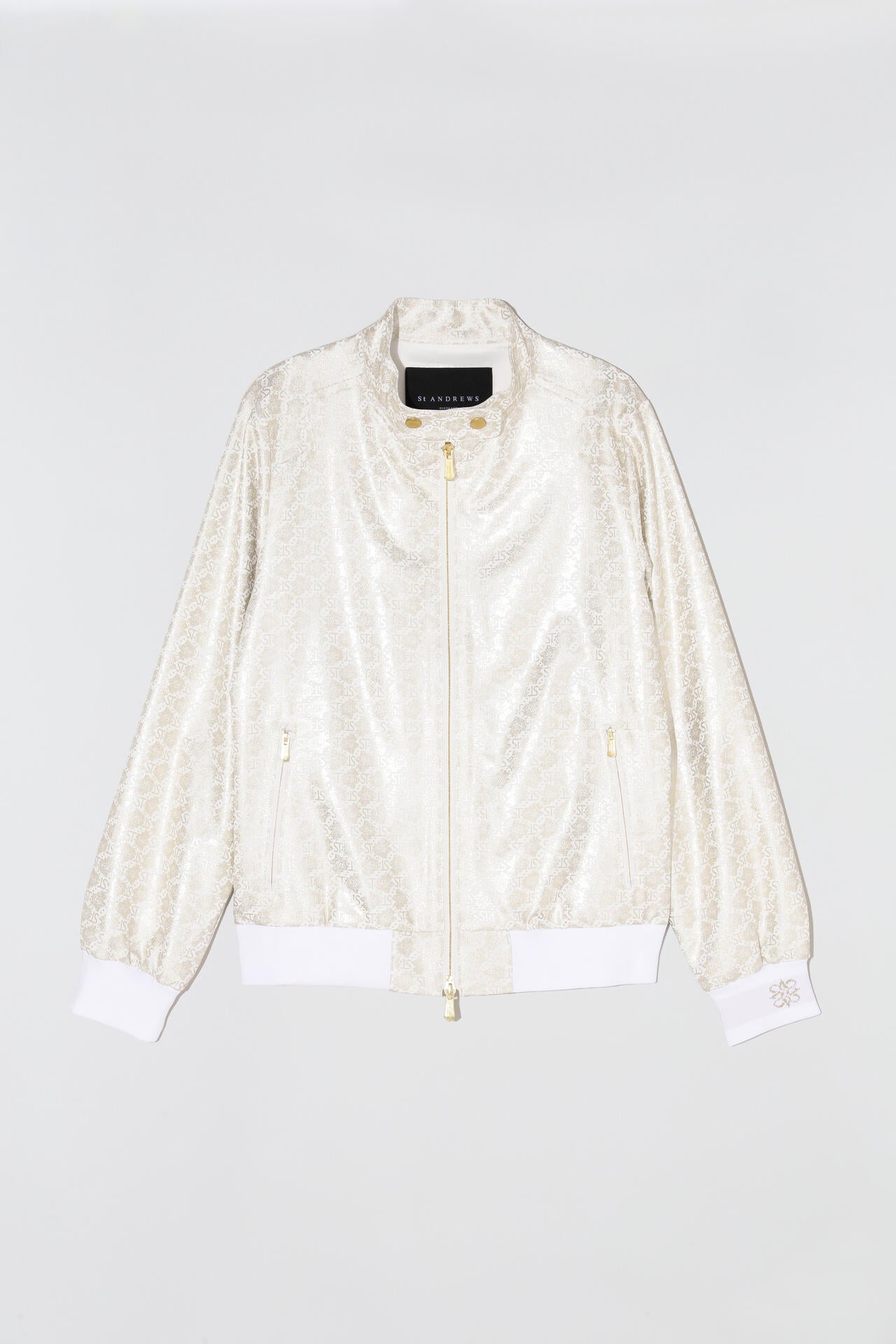 STボニースコットランド箔プリントブルゾン (WOMENS)