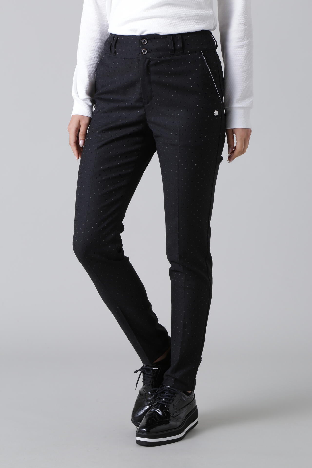 ドットストレッチパンツ (WOMENS)