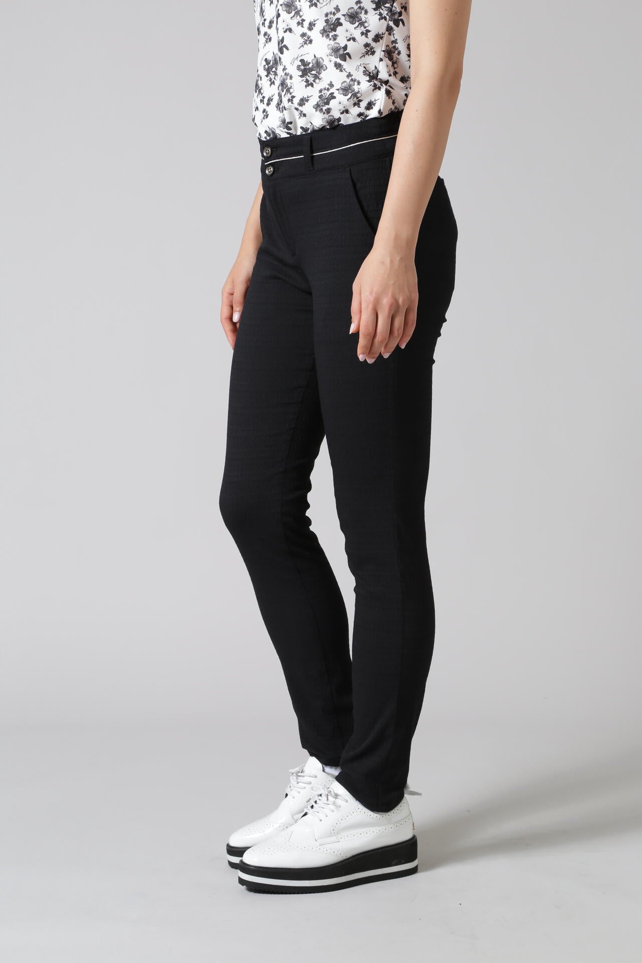 リンクスジャガード ストレッチパンツ (WOMENS)