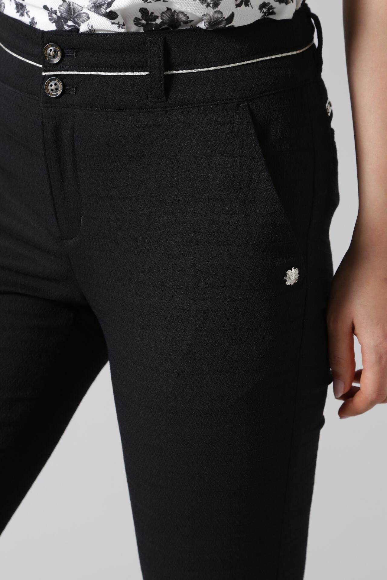 リンクスジャガード ストレッチパンツ (WOMENS)