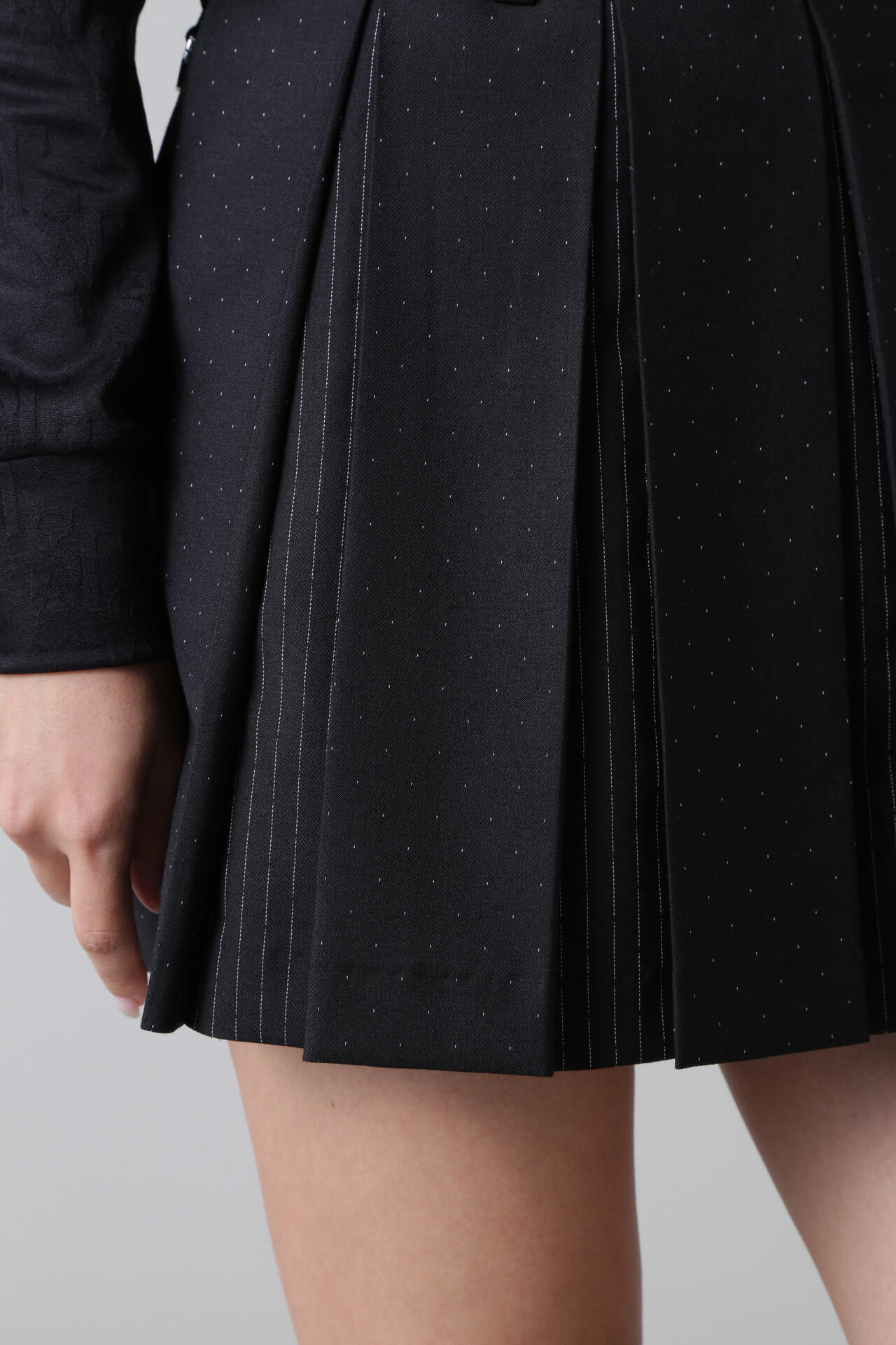 さくら　セントアンドリュース　ドットストレッチスカート　M ブラック ドットストレッチスカート (WOMENS) | St ANDREWS（セント