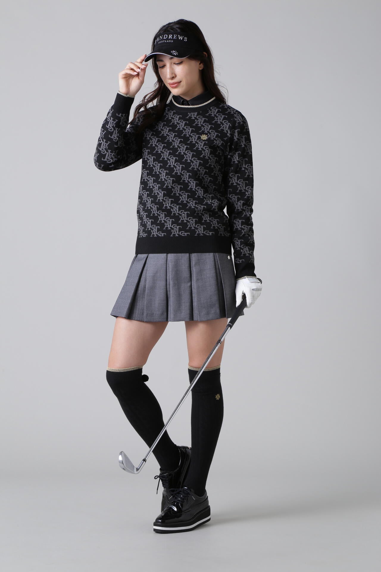 ドットストレッチスカート (WOMENS)