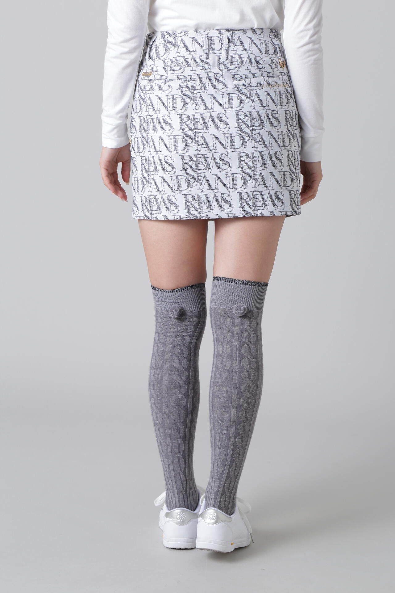 スパングルロゴジャガードスカート (WOMENS)