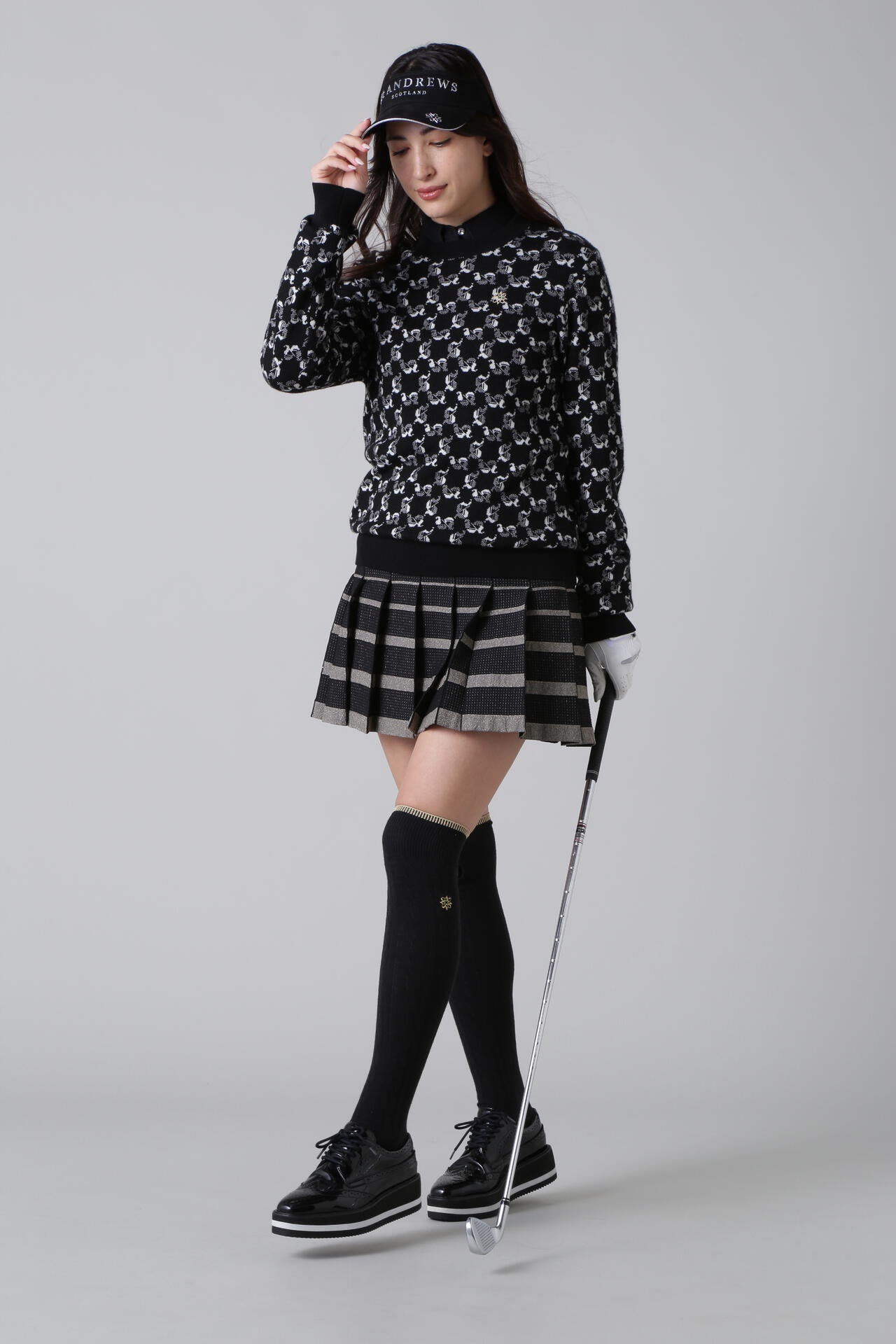 ジャガードニットスカート (WOMENS)