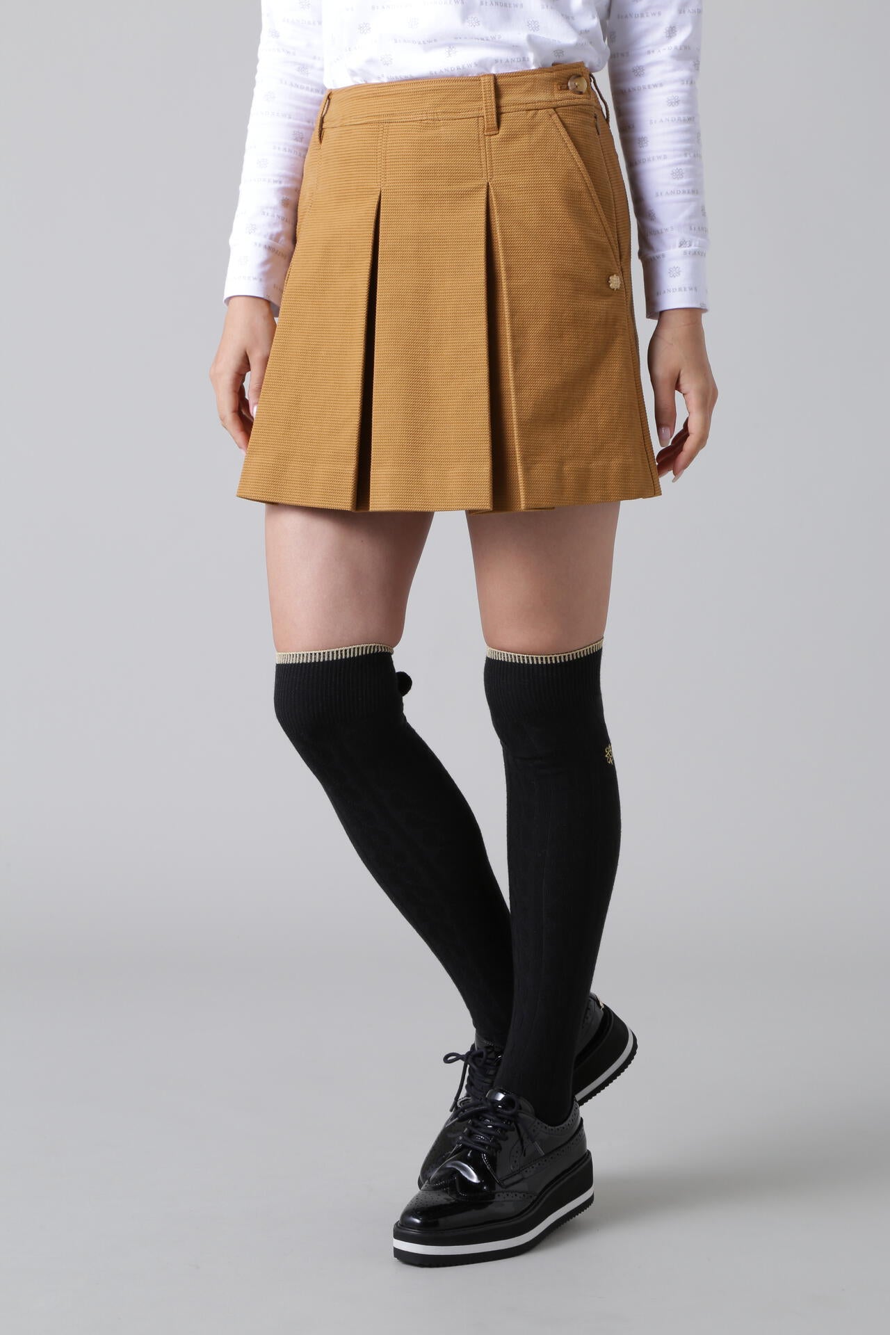 モールスキンストレッチスカート (WOMENS) | St ANDREWS（セント