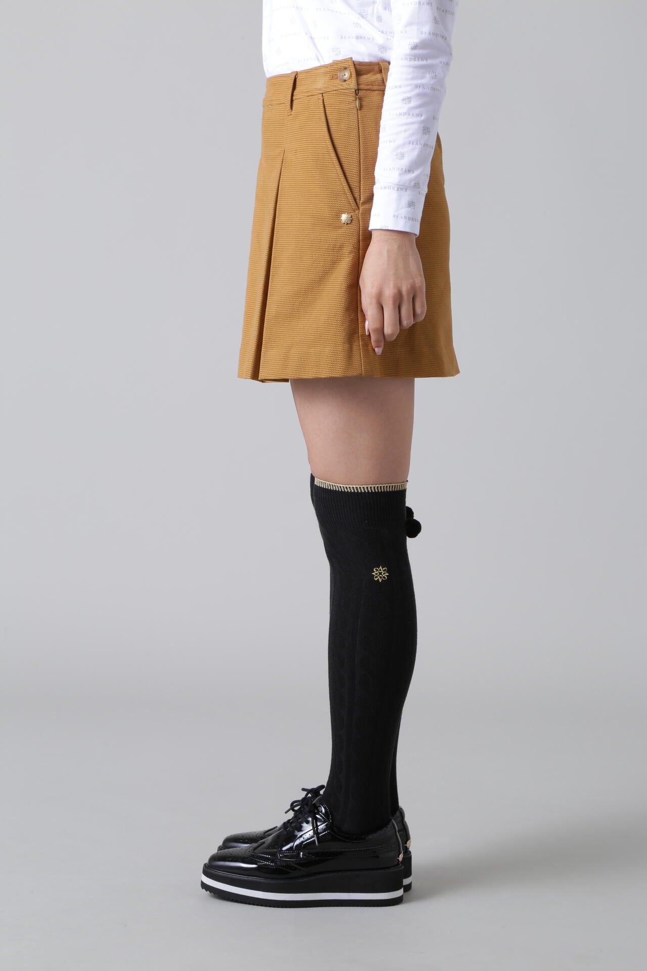 モールスキンストレッチスカート (WOMENS)