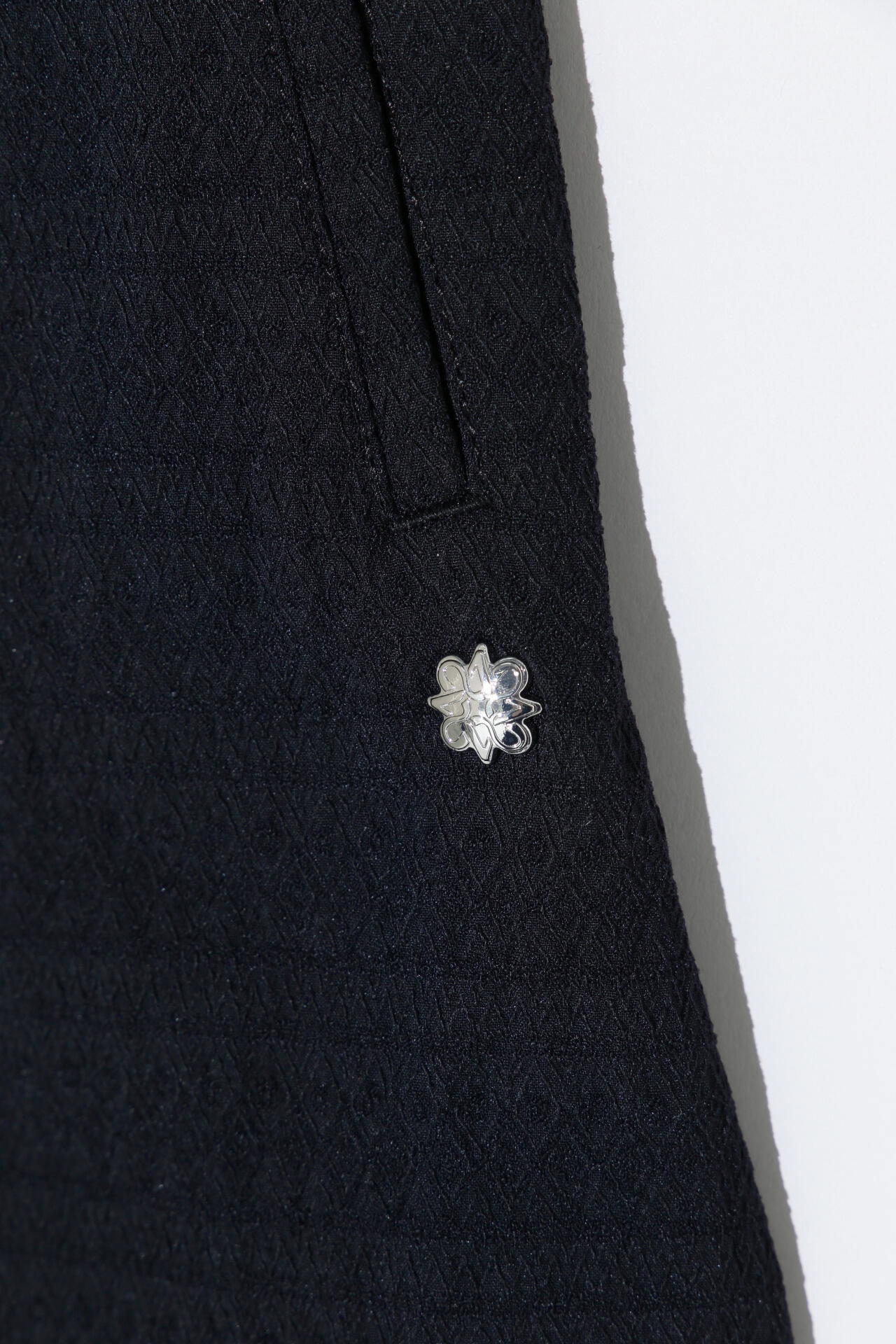 リンクスジャガード ストレッチ プリーツスカート (WOMENS)
