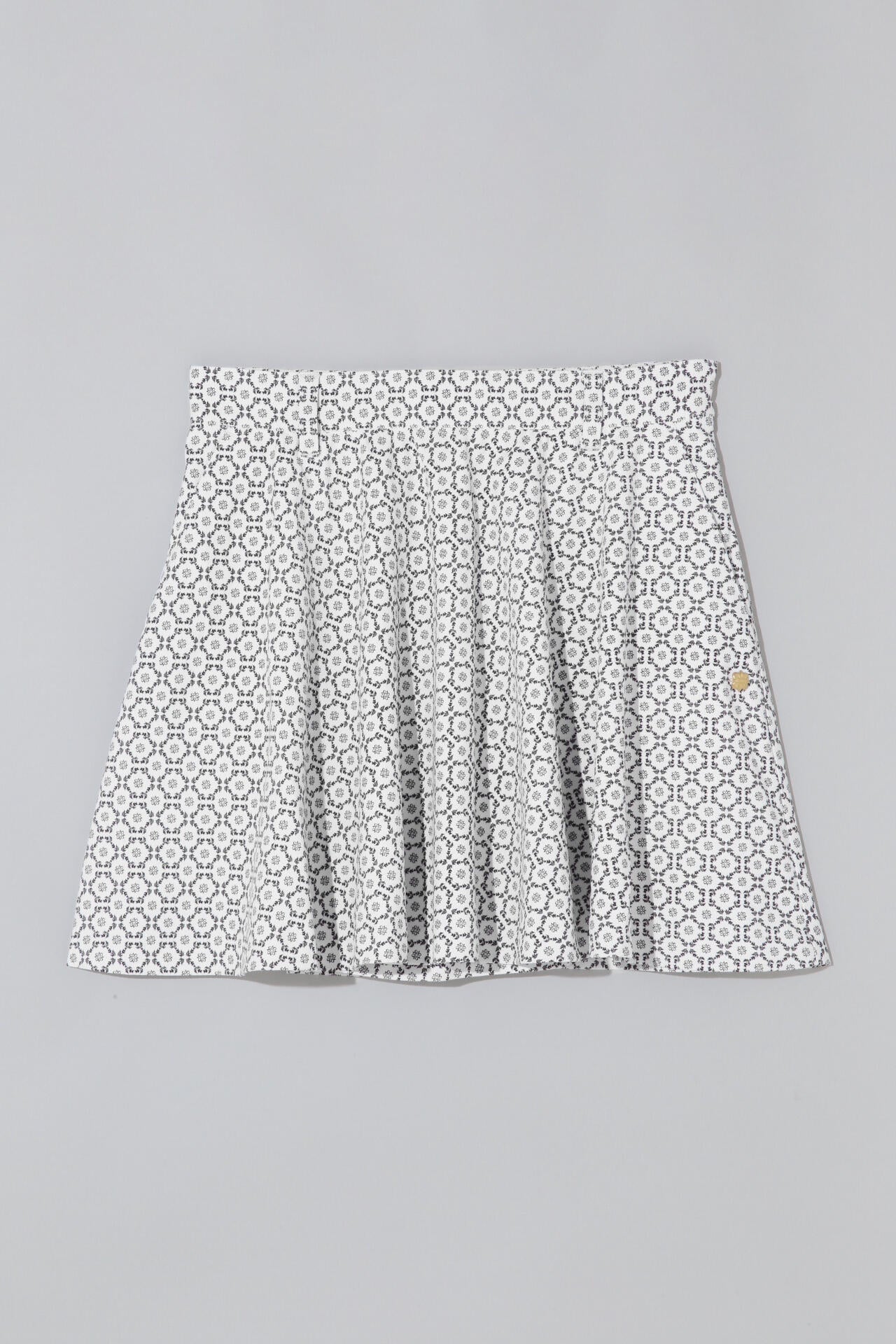 ○★新品未使用　St ANDREWS　アザミケルトプリントスカート　S　ホワイト アザミケルトプリントスカート (WOMENS) | St ANDREWS（セント