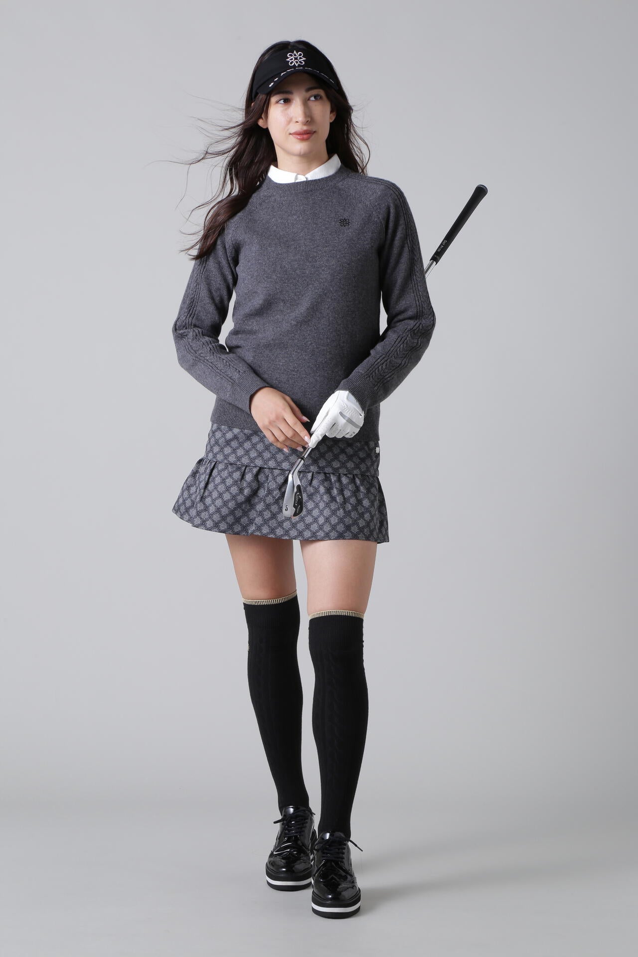 STボニースコットランドジャガードスカート (WOMENS)