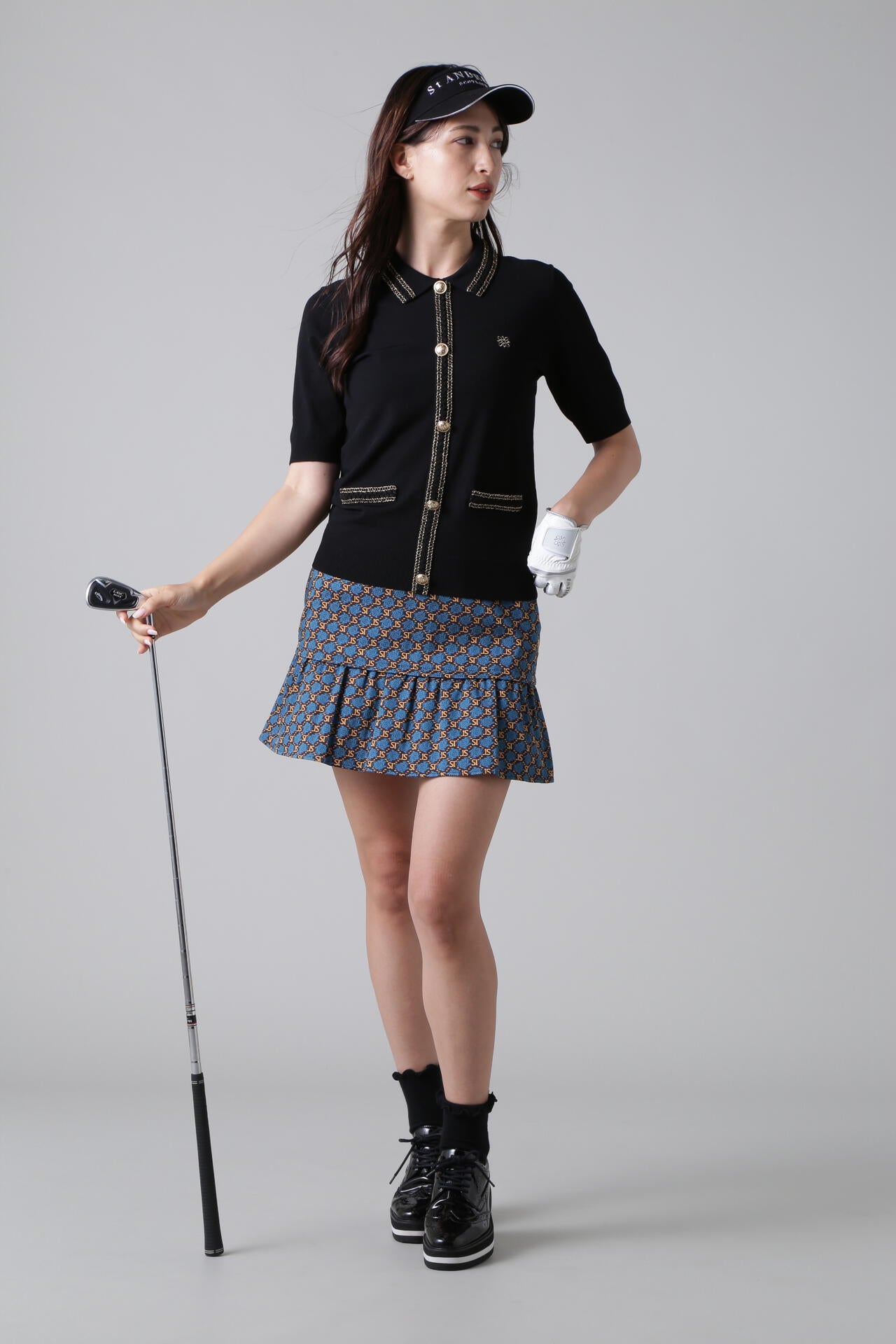 STボニースコットランドジャガードスカート (WOMENS)