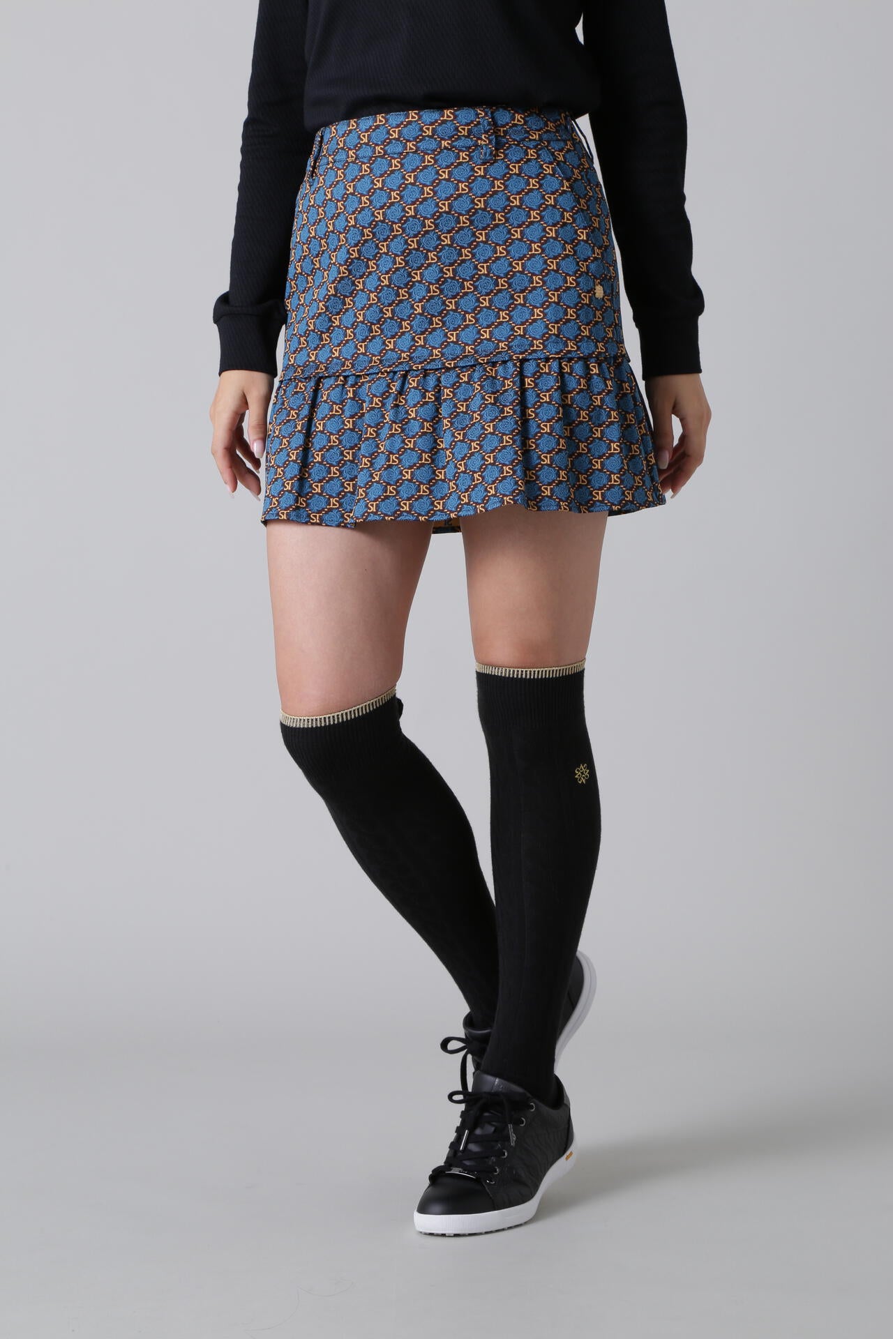STボニースコットランドジャガードスカート (WOMENS)