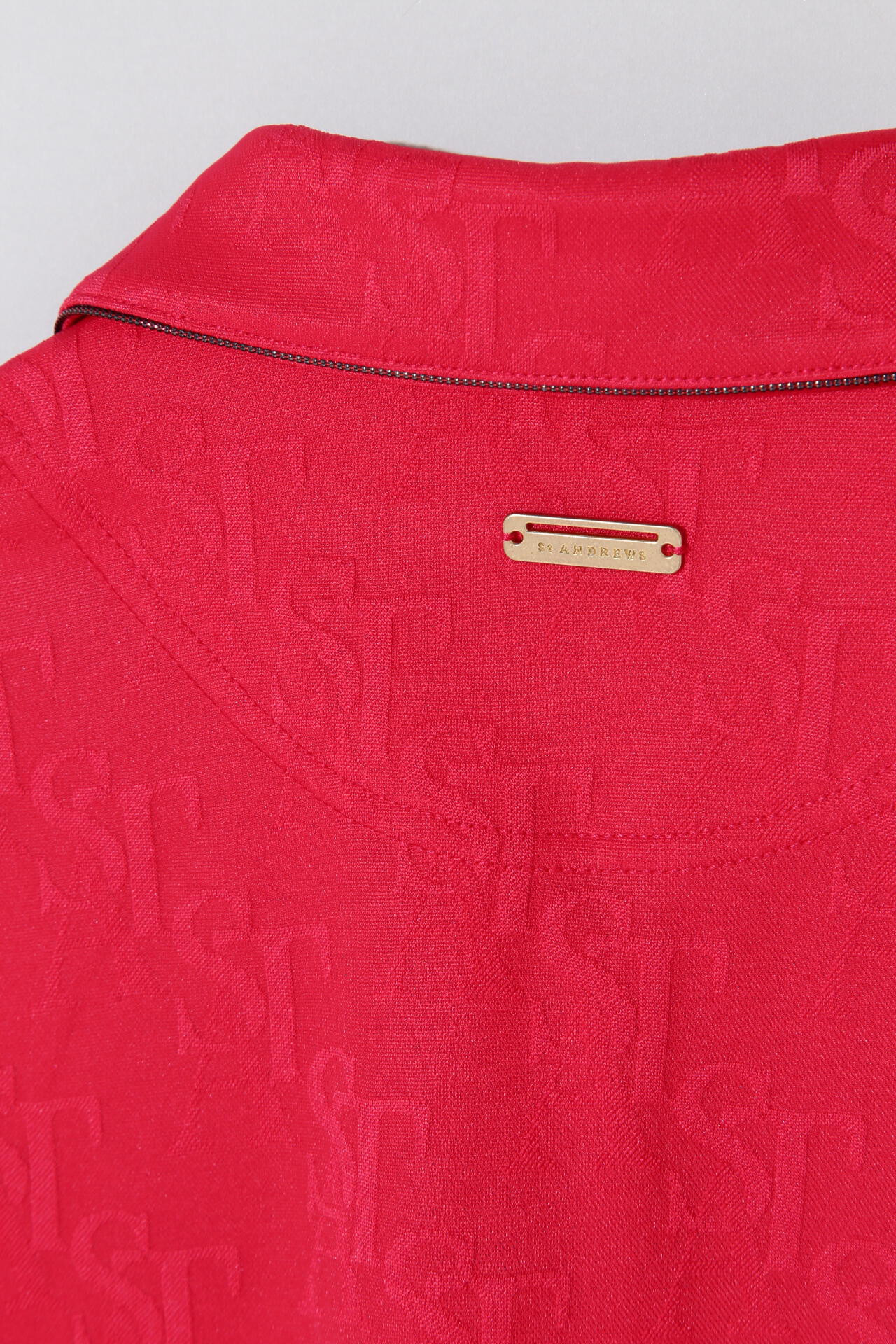 STAロゴジャガード長袖カットソーシャツ (WOMENS)