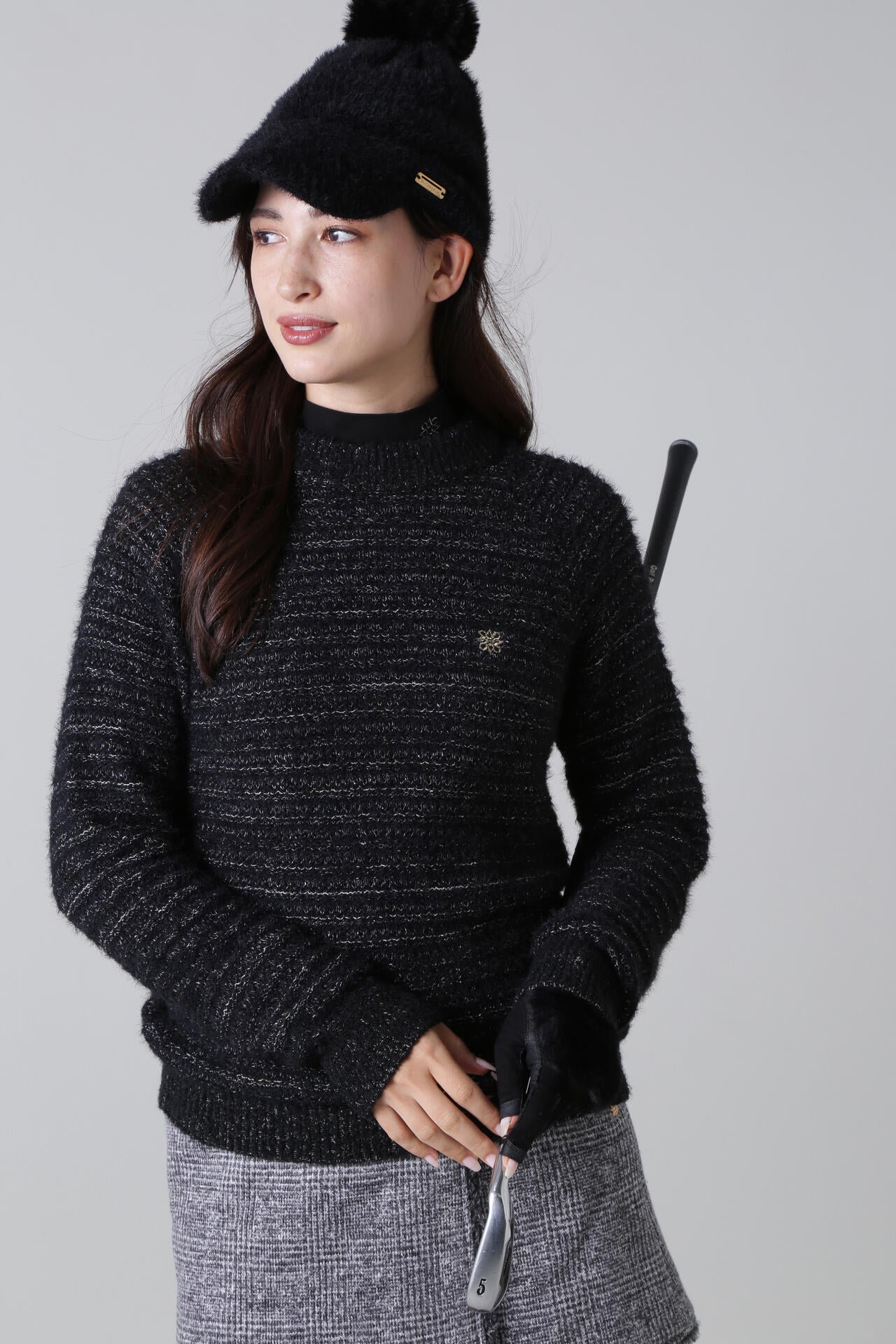 5G タックツイードプルオーバーニット (WOMENS) | St ANDREWS（セント