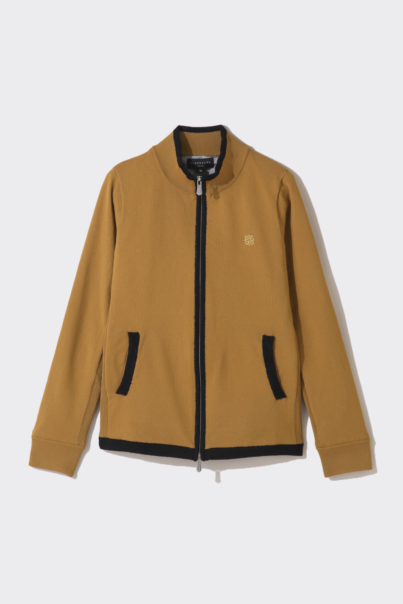 12G天竺裏地付きスタンドジップニットブルゾン (WOMENS) | St ANDREWS