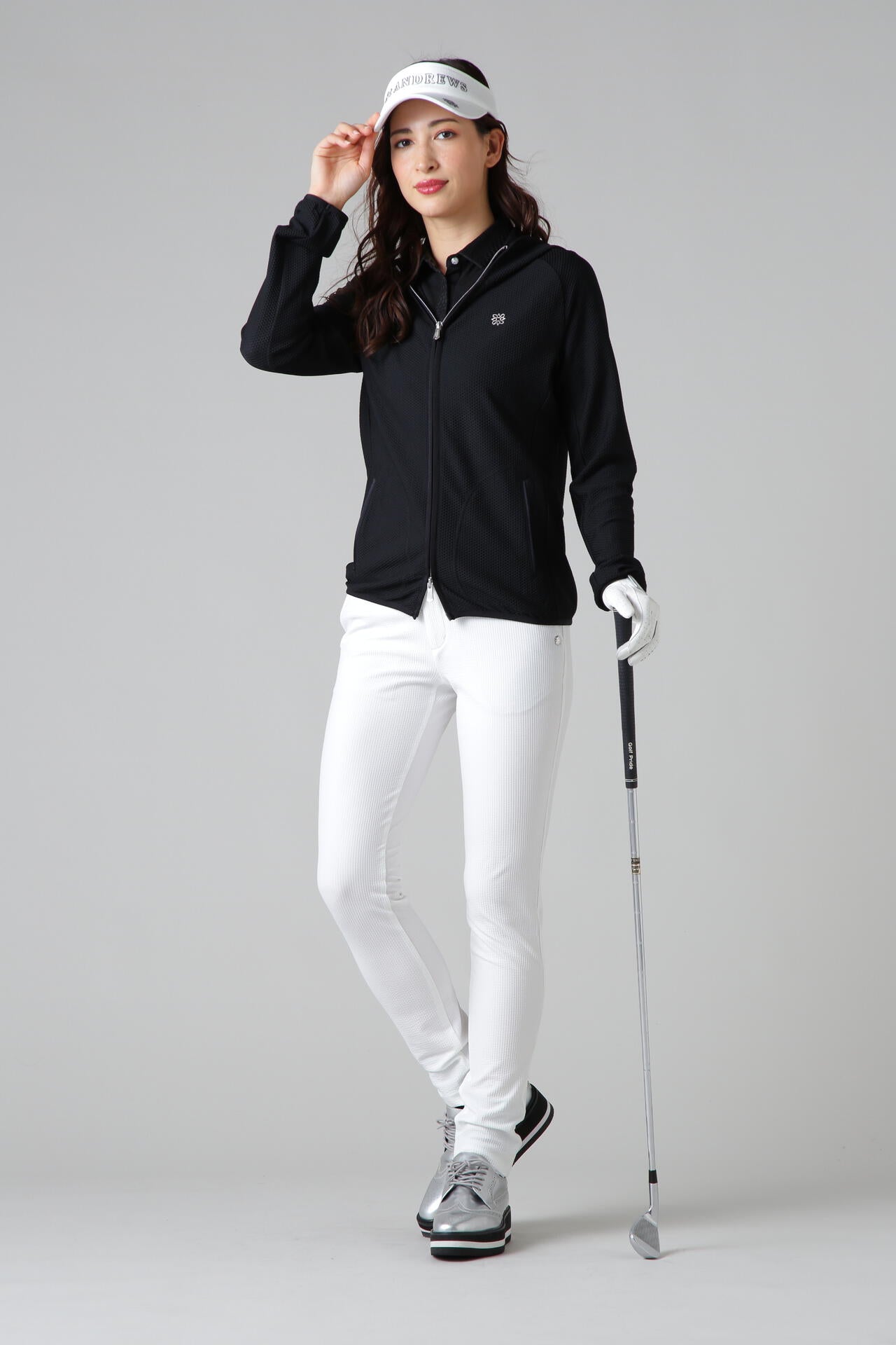 プラスリッチ ハニカムフルジップフーディ (WOMENS)