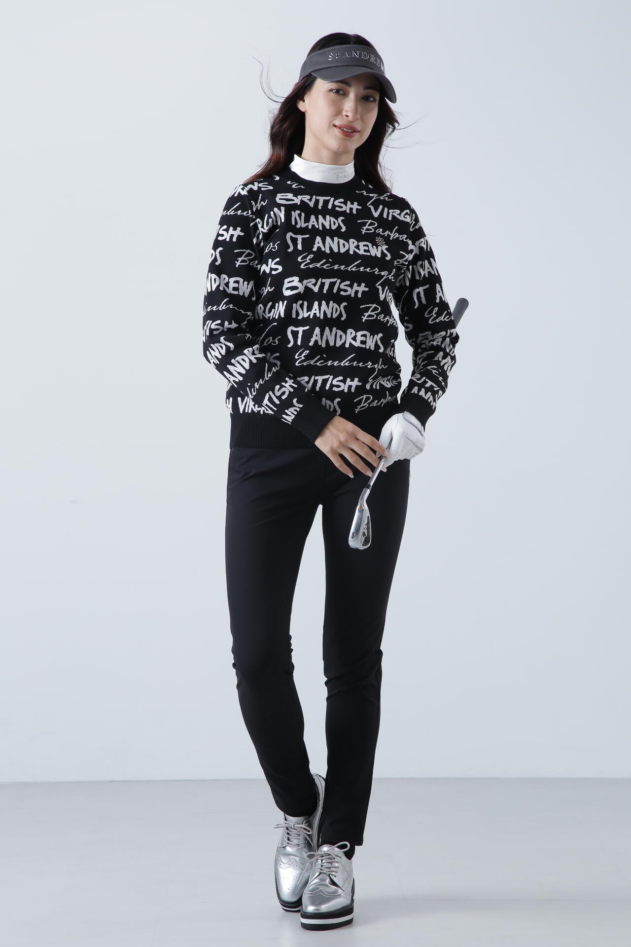 2WAY二重織ドビーストレッチスキニーパンツ (WOMENS) | St ANDREWS