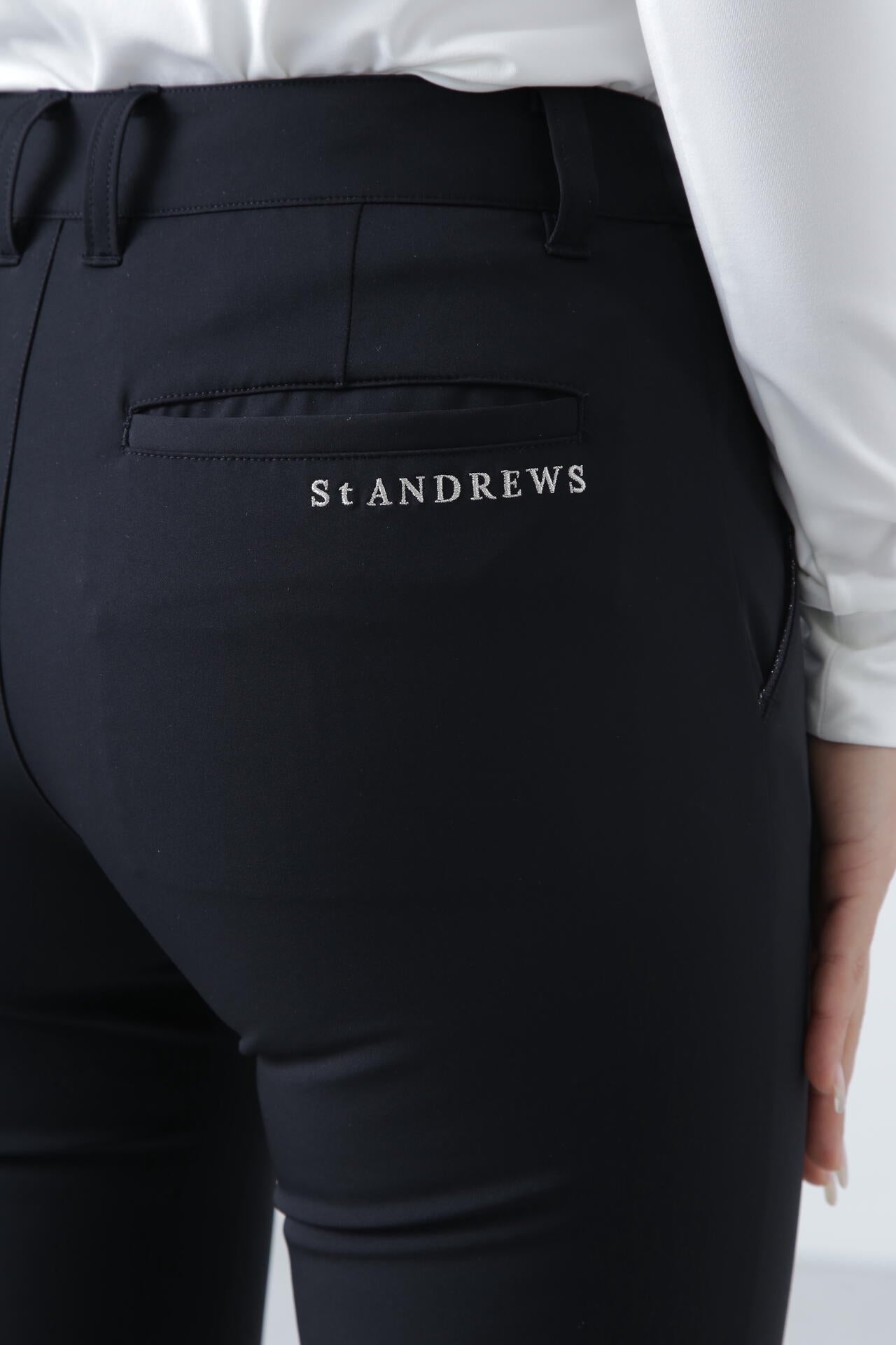 2WAY二重織ドビーストレッチスキニーパンツ (WOMENS) | St ANDREWS