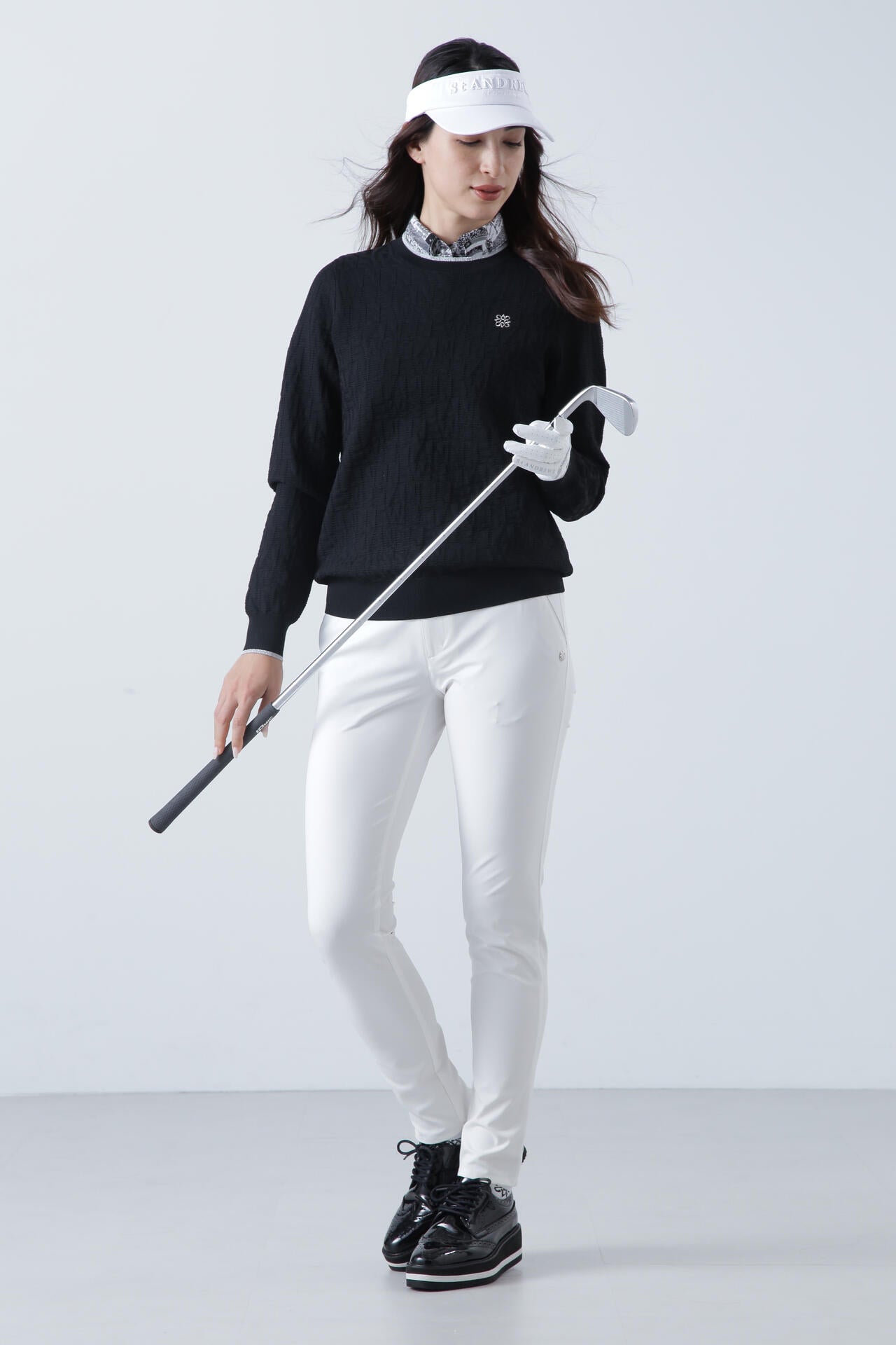 2WAY二重織ドビーストレッチスキニーパンツ (WOMENS) | St ANDREWS