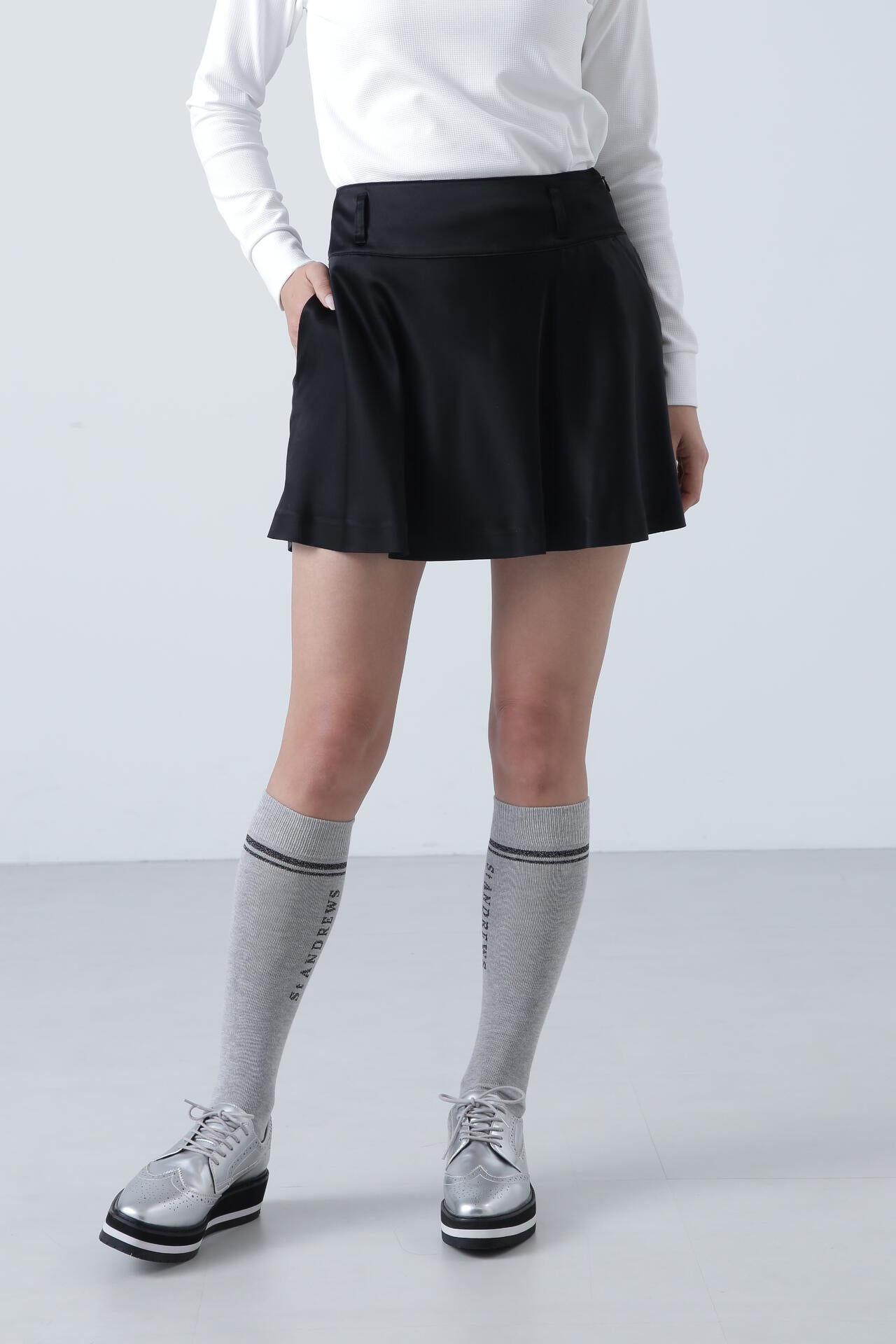 ミッションサテン フレアースカート (WOMENS) | St ANDREWS（セント