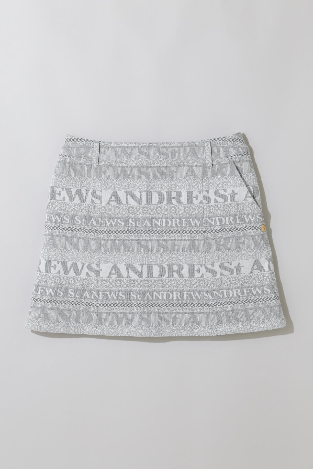 ボーダーノルディックジャガードスカート (WOMENS) | St ANDREWS