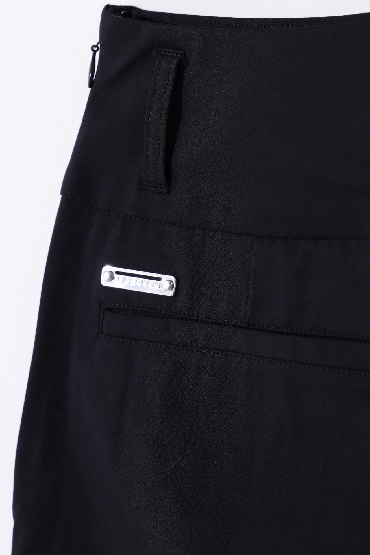 2WAY二重織ドビーストレッチ ボックスプリーツスカート (WOMENS)