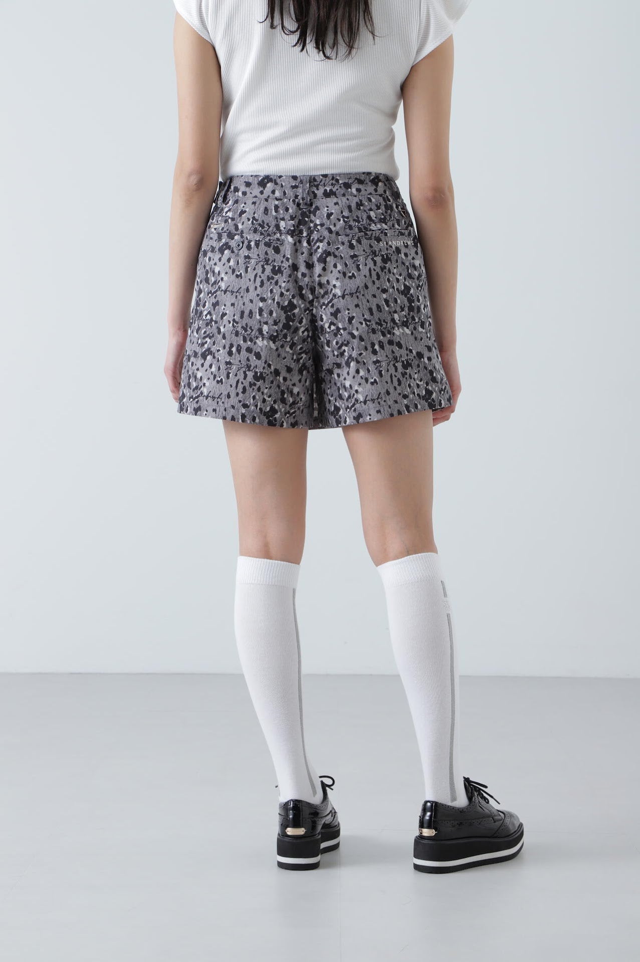 マリンシールプリントキュロットスカート (WOMENS) | St ANDREWS