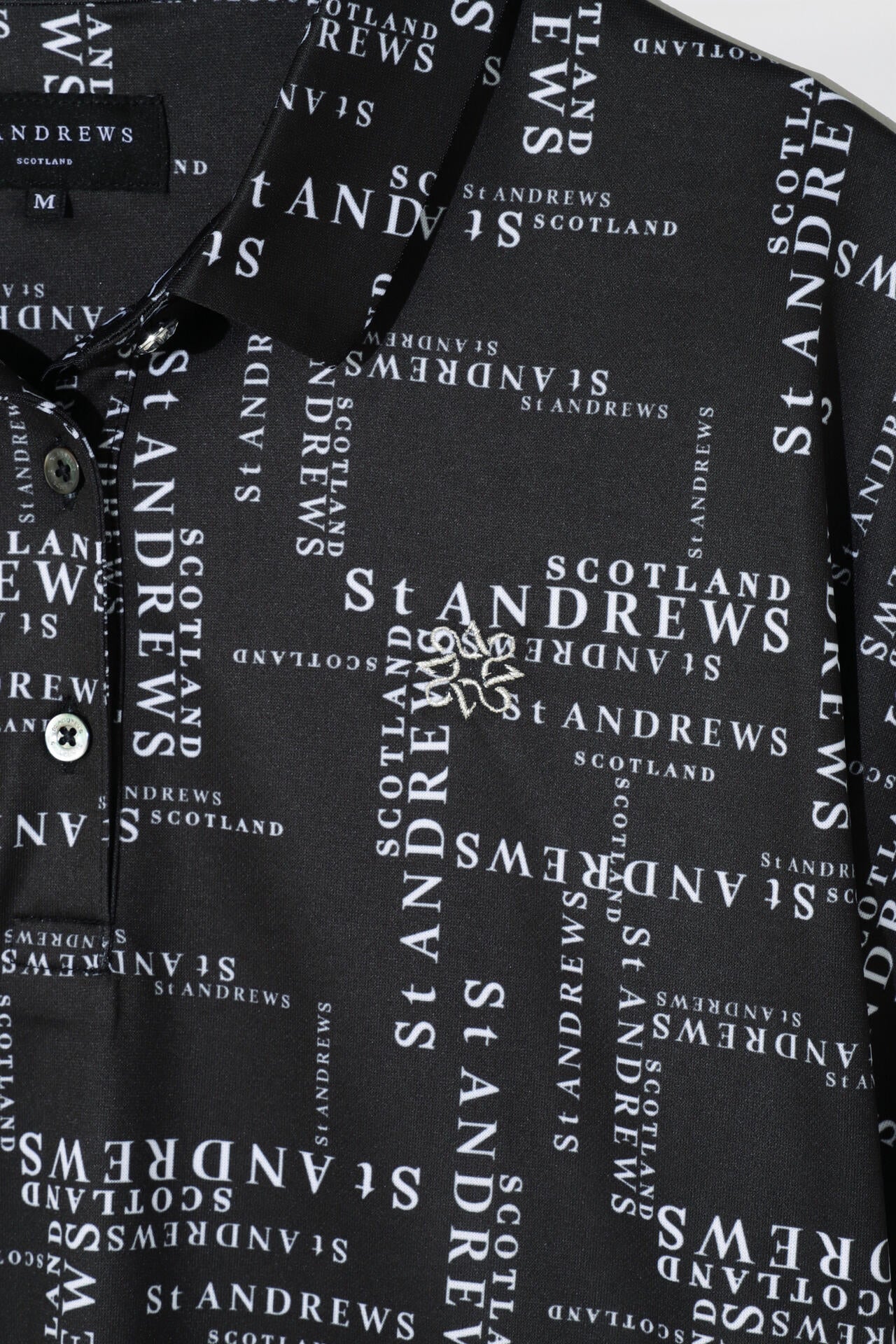 COOLMAXランダムロゴプリント半袖シャツ (WOMENS) | St ANDREWS