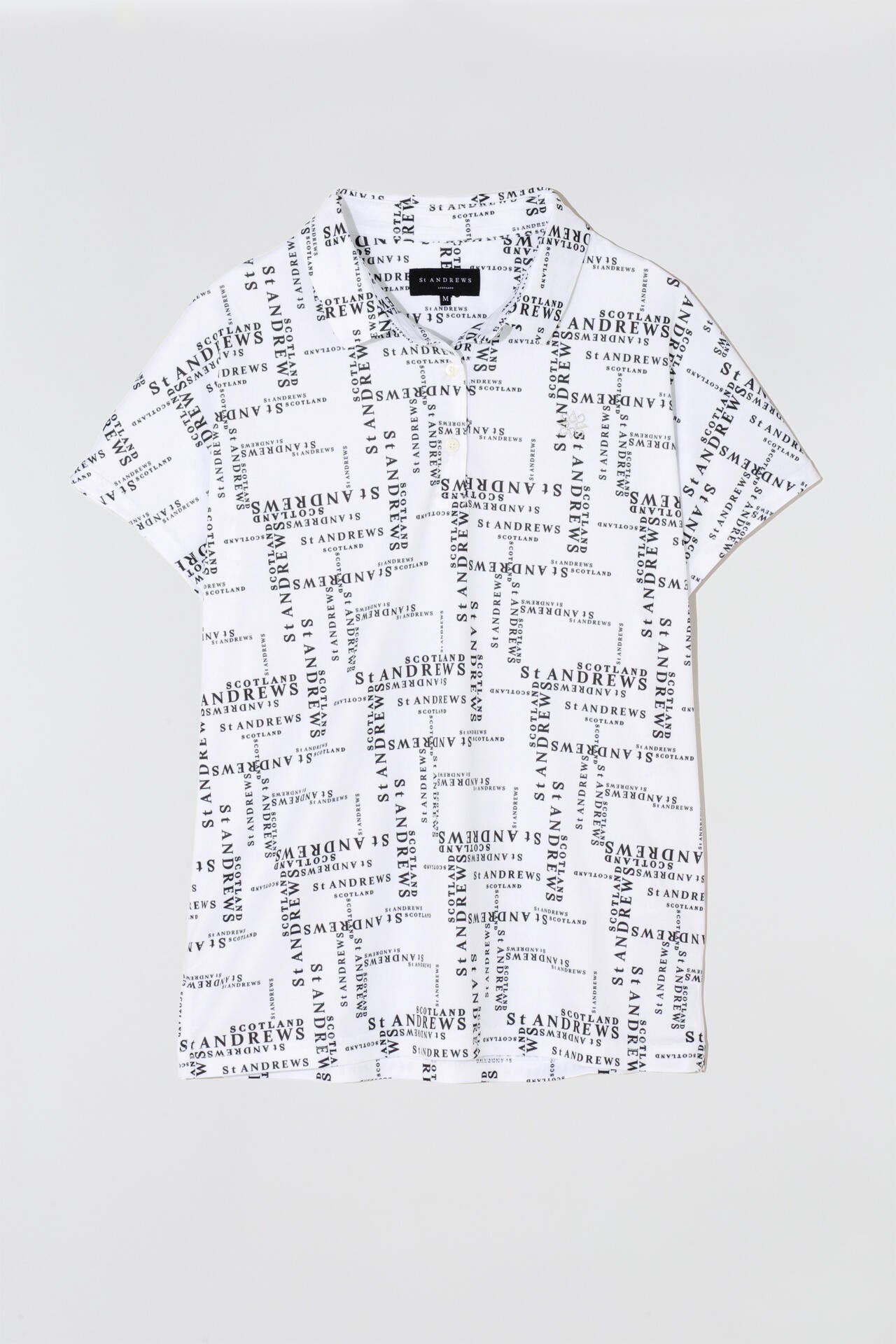 COOLMAXランダムロゴプリント半袖シャツ (WOMENS)