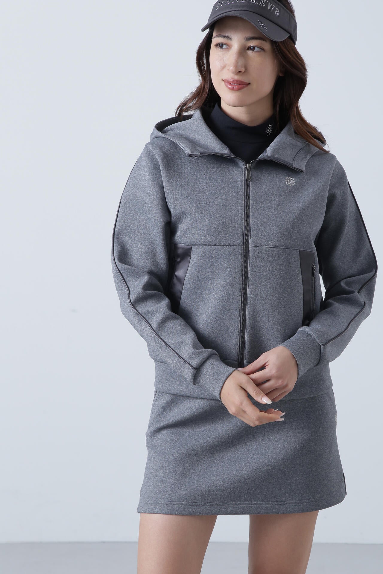 ST ANDREWS セントアンドリュース ダンボールニット パーカー S ダンボールニットフルジップフーディ (WOMENS) | St ANDREWS