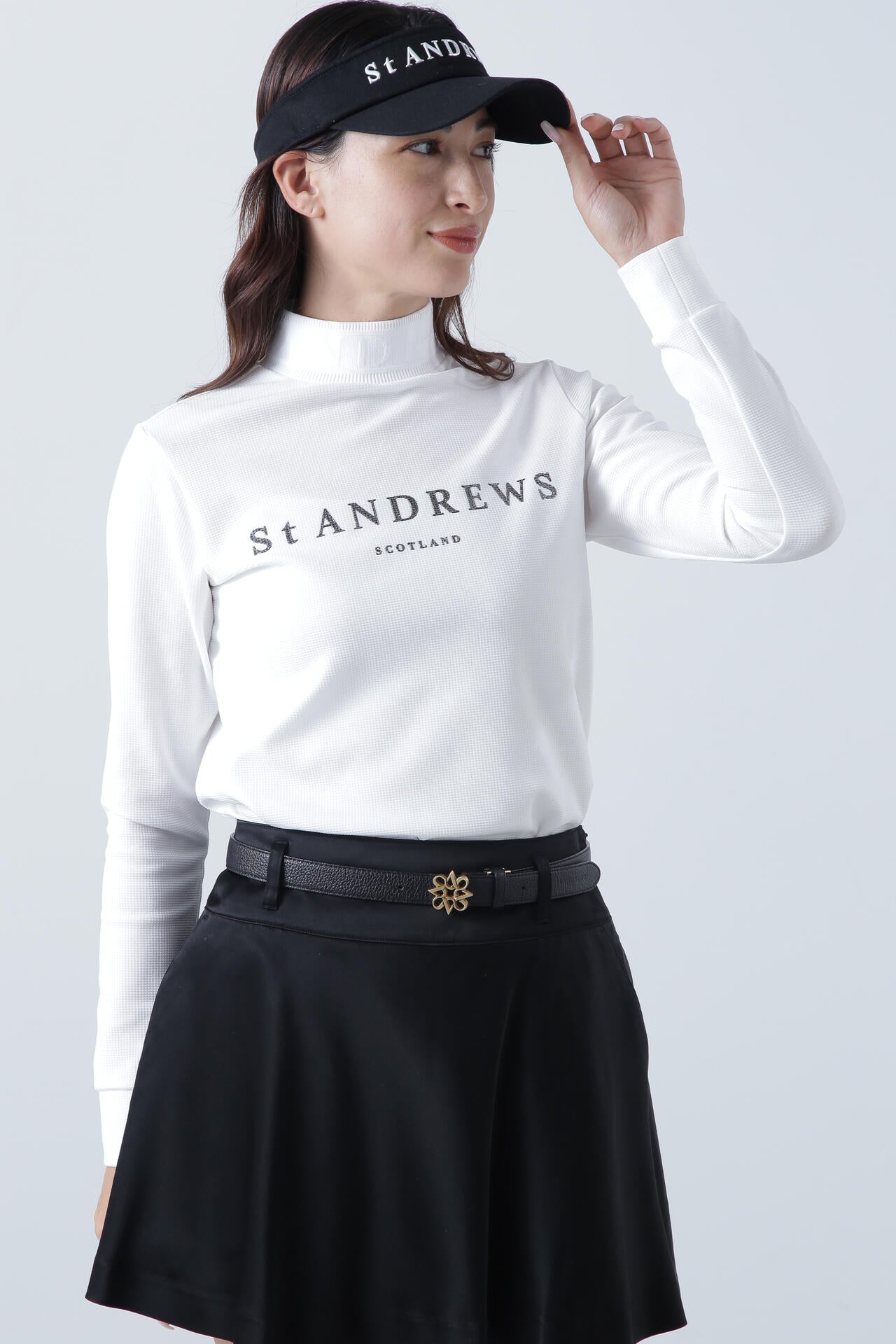St ANDREWS ハイネックカットソー ブロックリバー長袖ハイネック (WOMENS) | St ANDREWS（セント