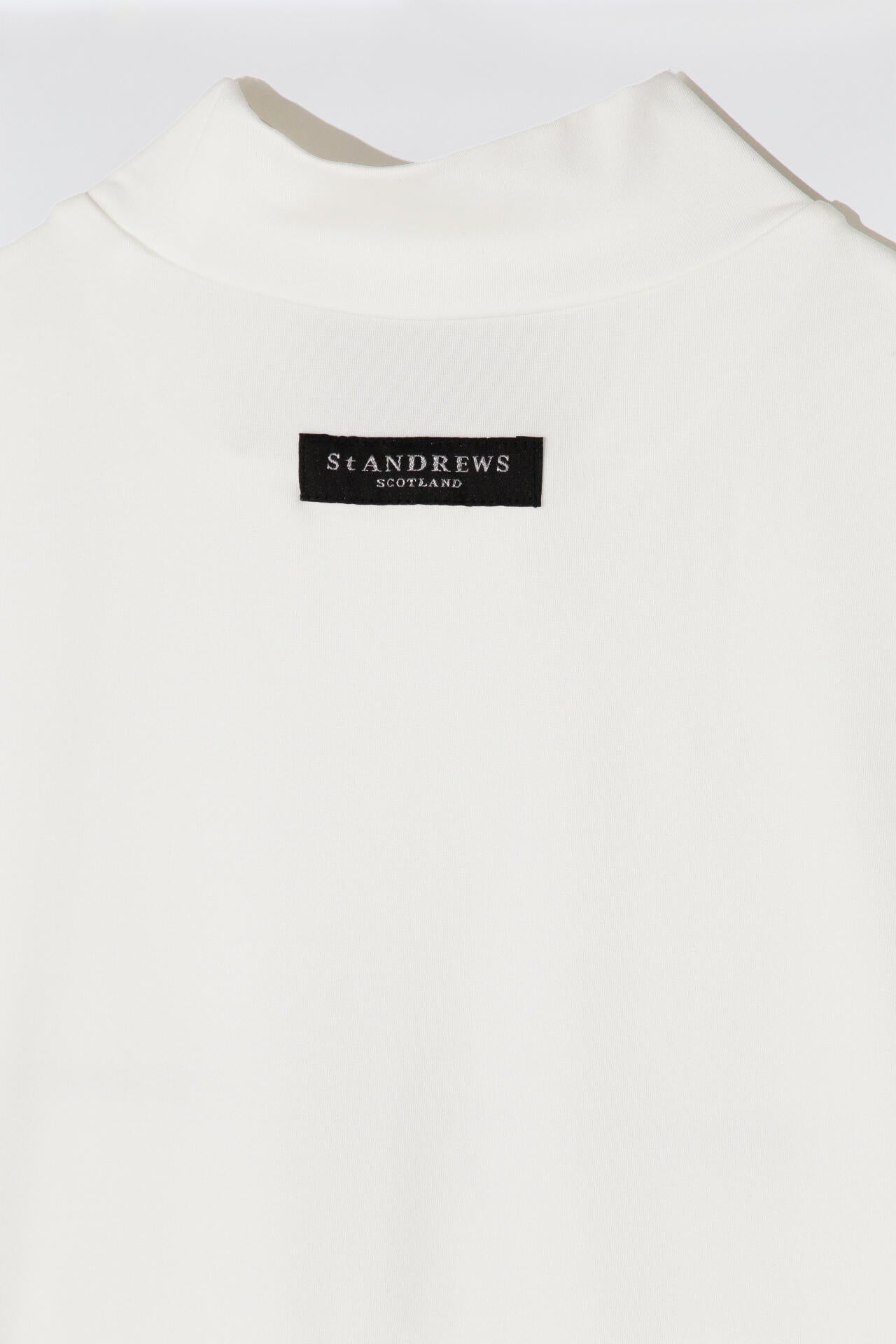 カチオンポリエステルベア天竺 半袖ハイネックカットソー (WOMENS)