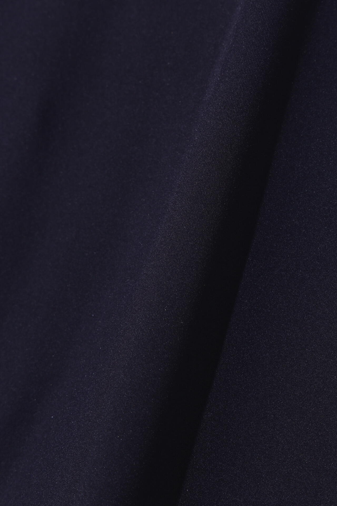 カチオンポリエステルベア天竺 半袖ハイネックカットソー (WOMENS)
