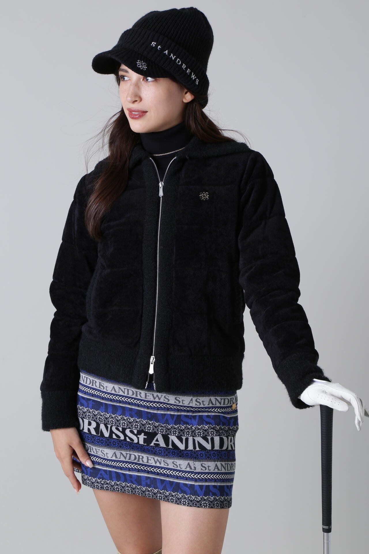 中綿ニットブルゾン (WOMENS) | St ANDREWS（セントアンドリュース