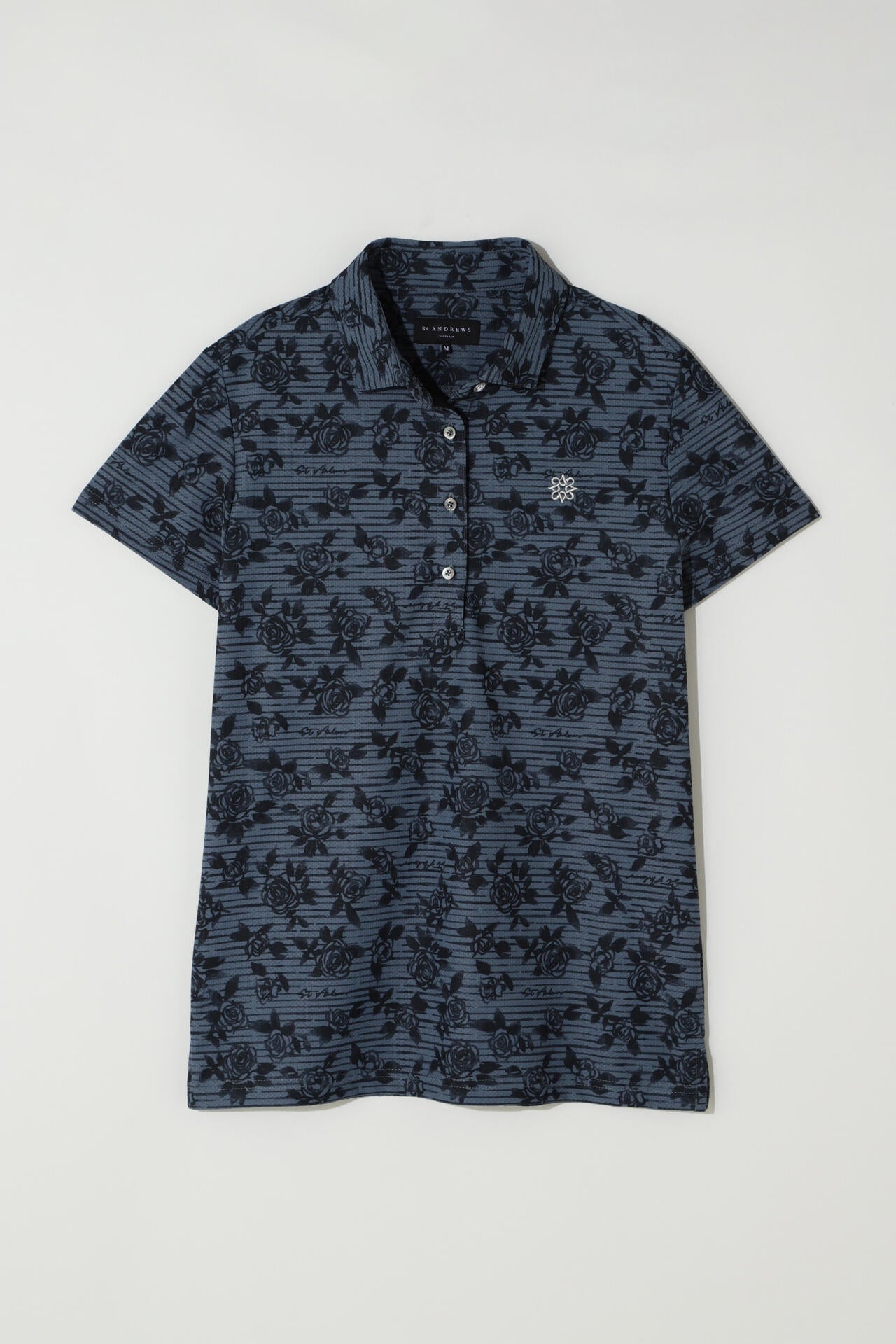 ボニースコットランドプリント 半袖ポロシャツ (WOMENS) | St ANDREWS