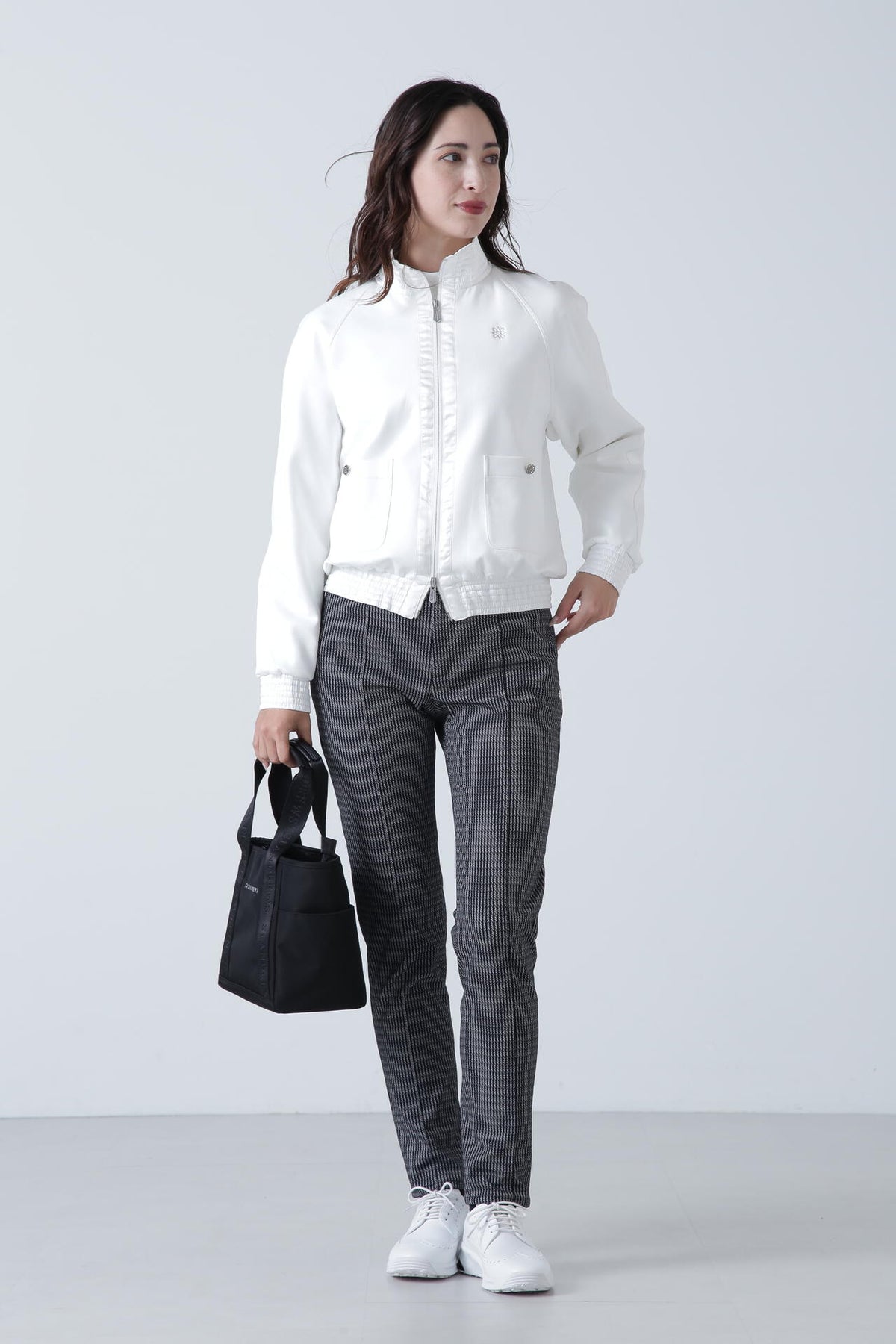 ダンボールニットハードチンツブルゾン (WOMENS)