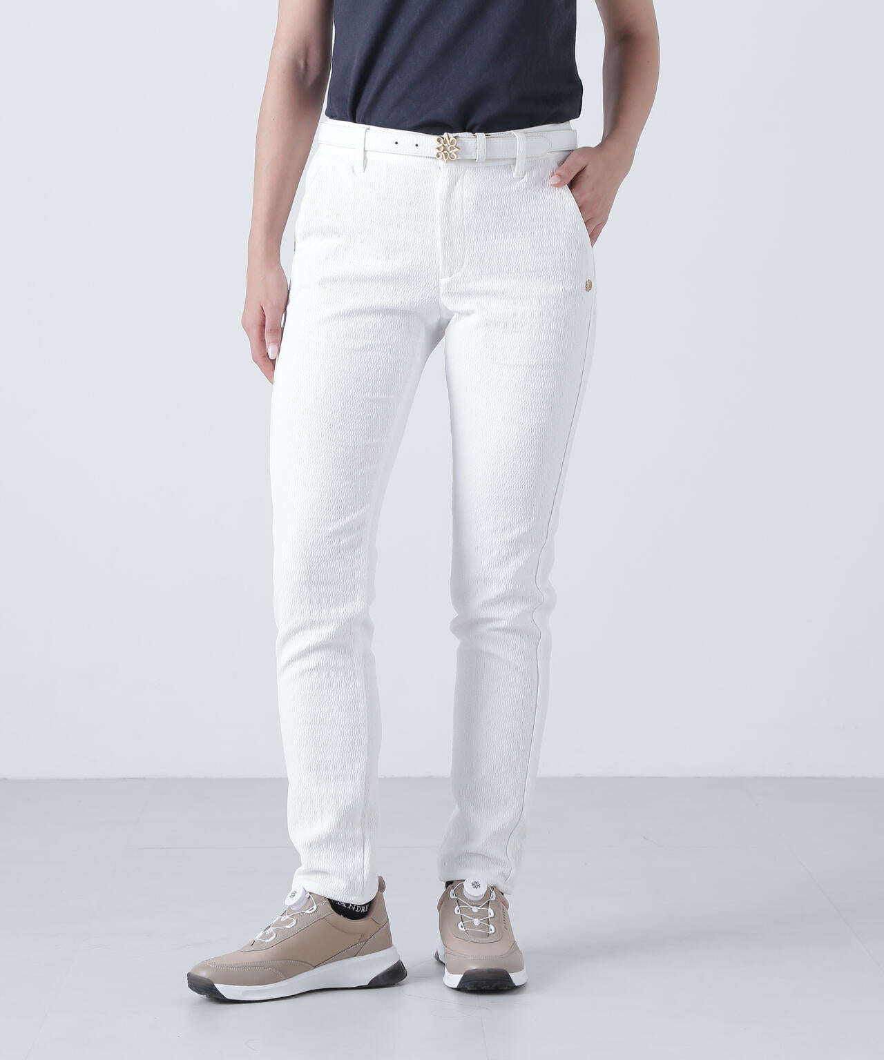 クレストジャガードストレッチパンツ (WOMENS) | St ANDREWS（セント