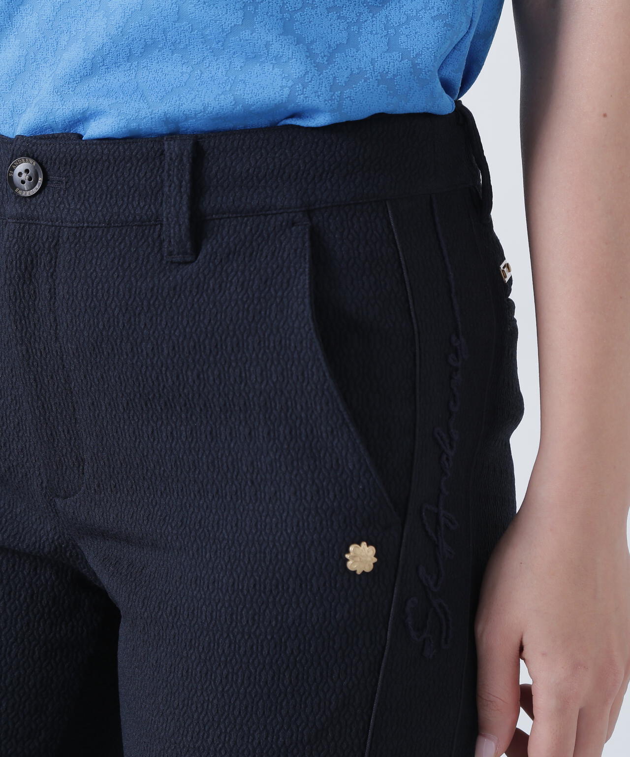 クレストジャガードストレッチパンツ (WOMENS) | St ANDREWS（セント