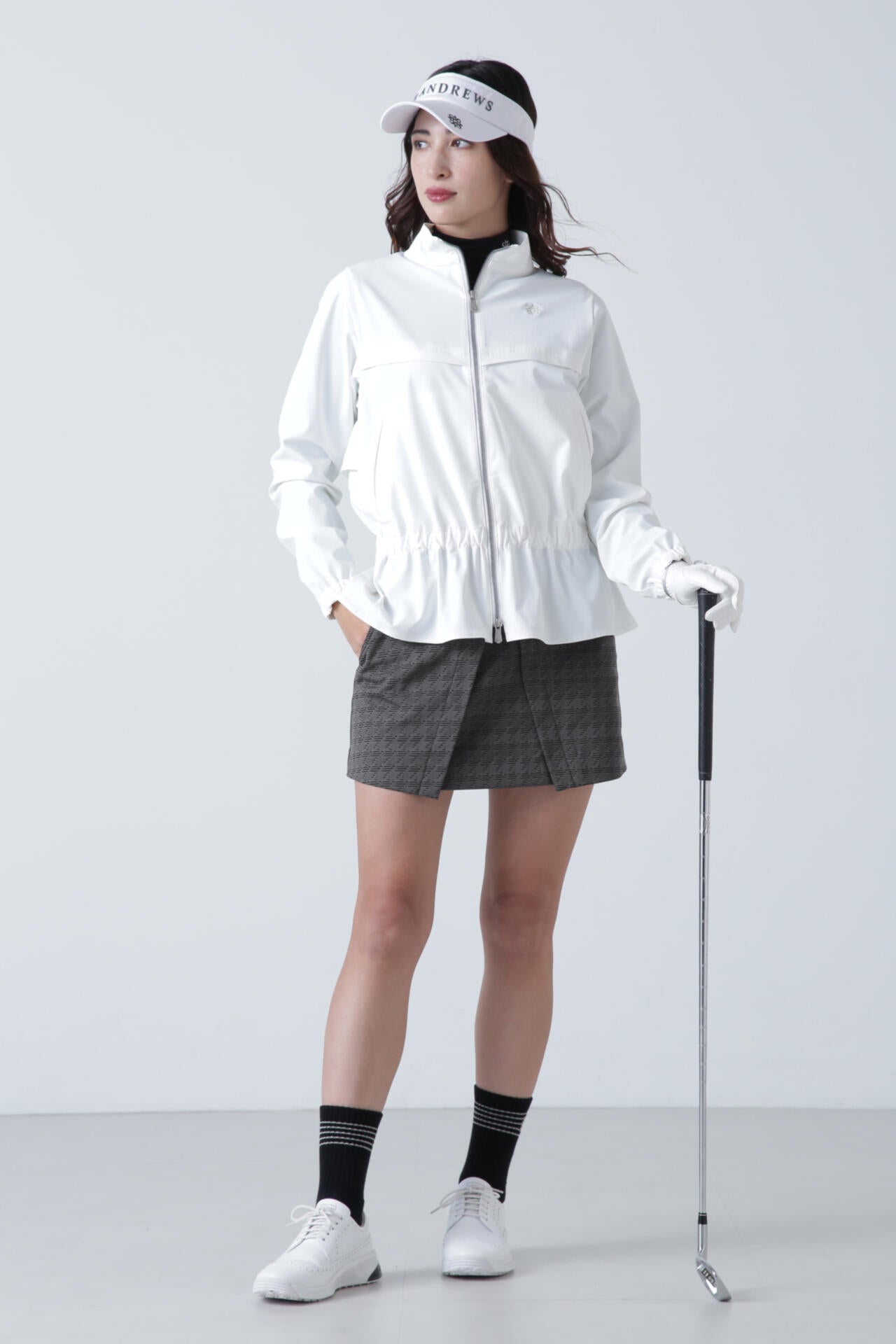 ジオメトリックジャガードスカート (WOMENS)