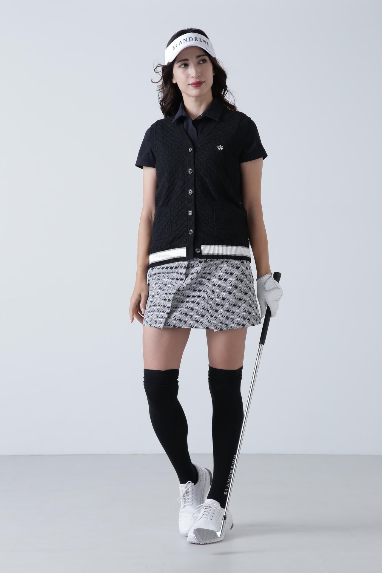 ジオメトリックジャガードスカート (WOMENS)