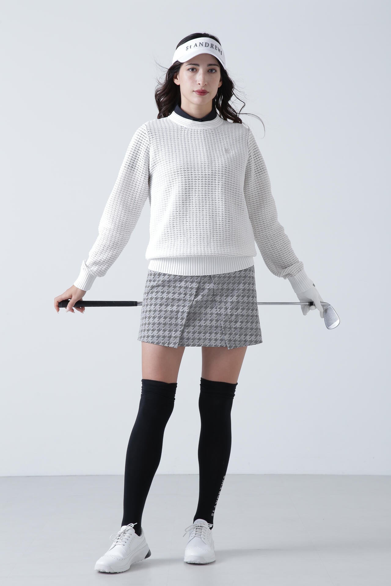 ジオメトリックジャガードスカート (WOMENS)