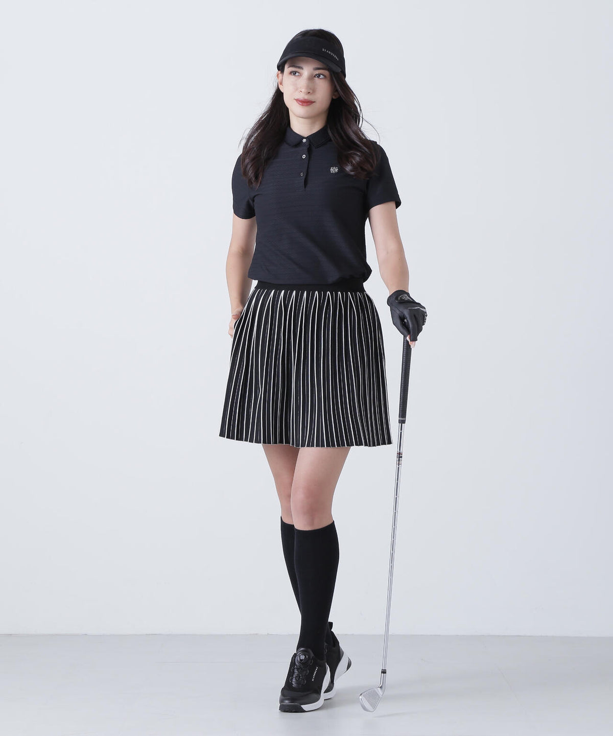 16Gダブルジャガードニットスカート (WOMENS)