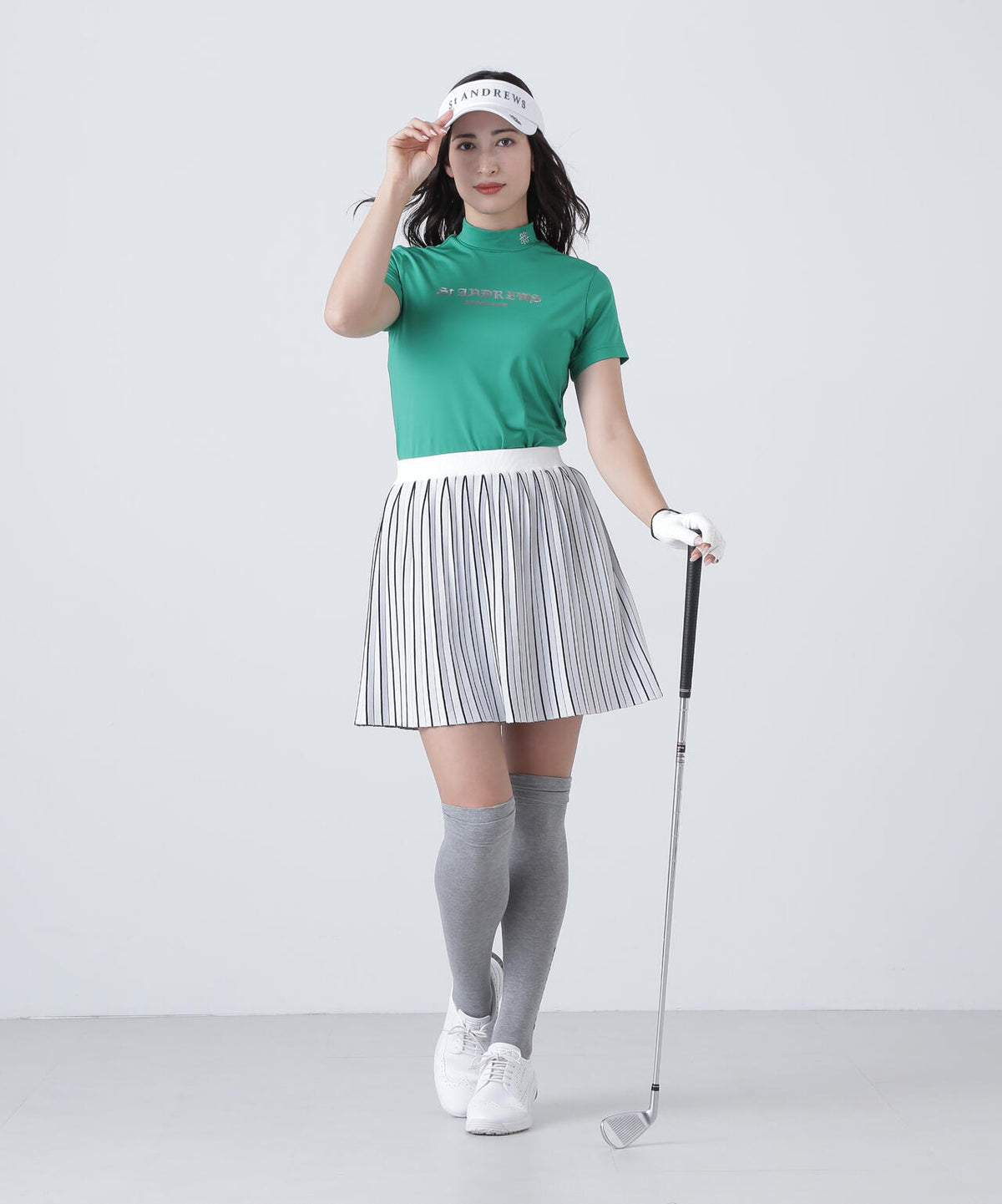 16Gダブルジャガードニットスカート (WOMENS)