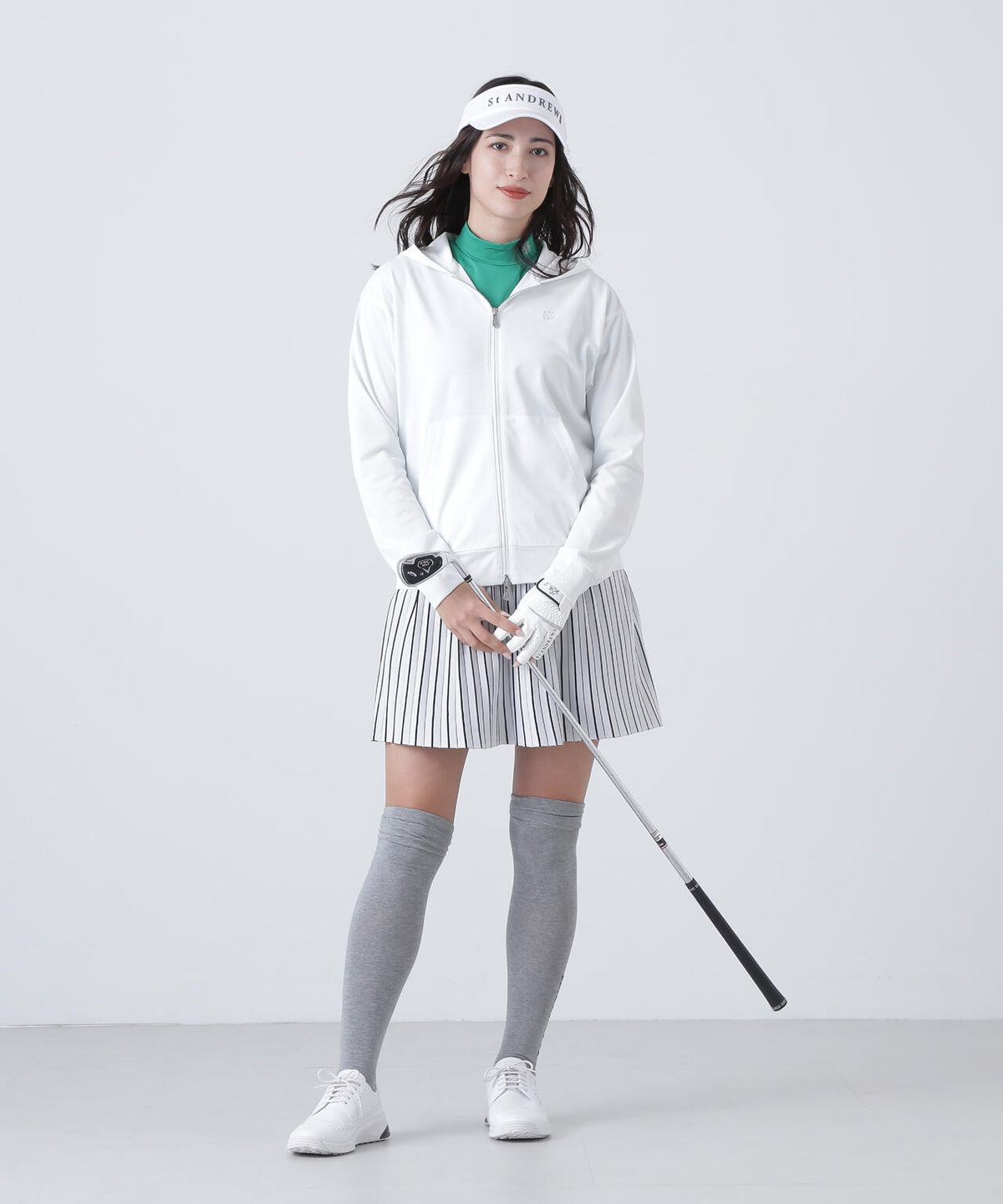 16Gダブルジャガードニットスカート (WOMENS)