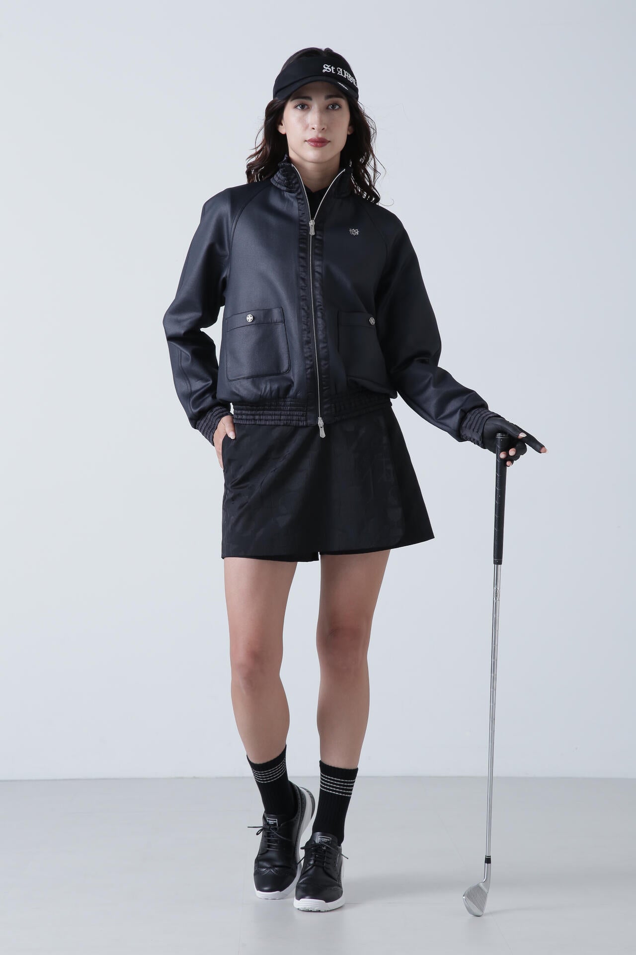 ミュージック柄ジャガードキュロットスカート (WOMENS)
