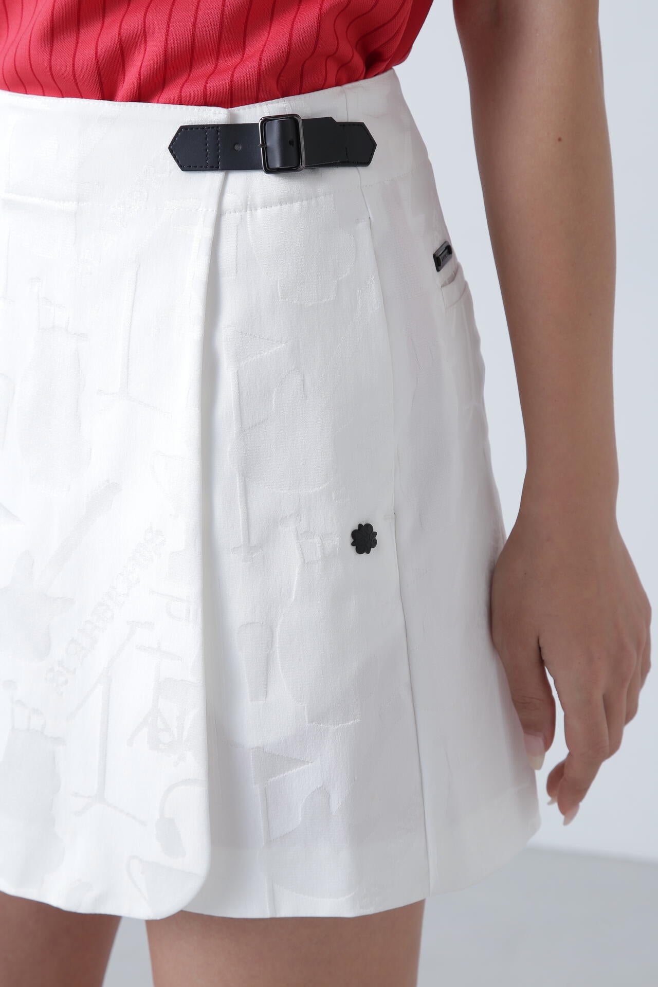 ミュージック柄ジャガードキュロットスカート (WOMENS)